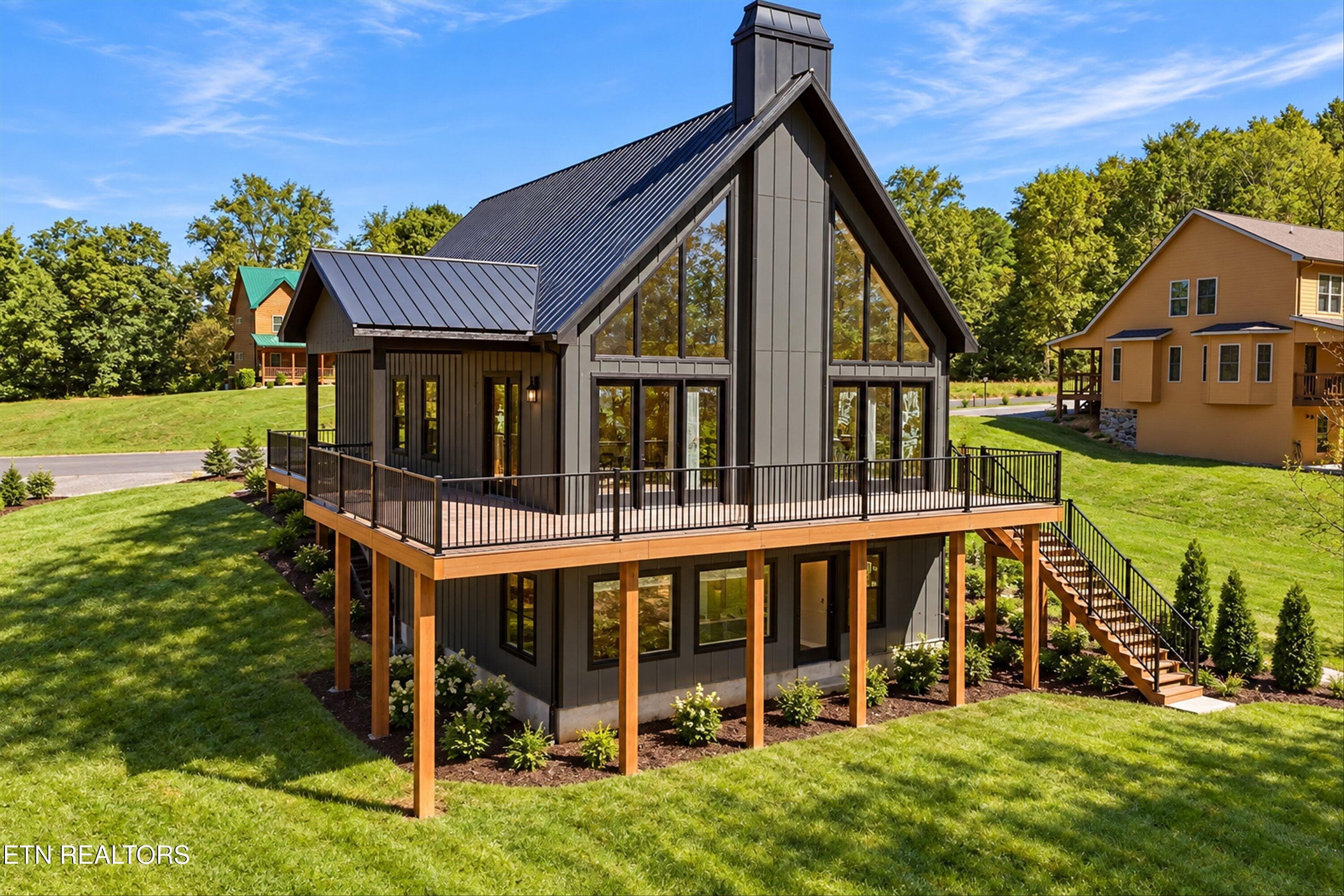 Virtually Staged Back Elevation - 3158 Thomas Headrick Rd, Sevierville, TN 37862, Sevierville