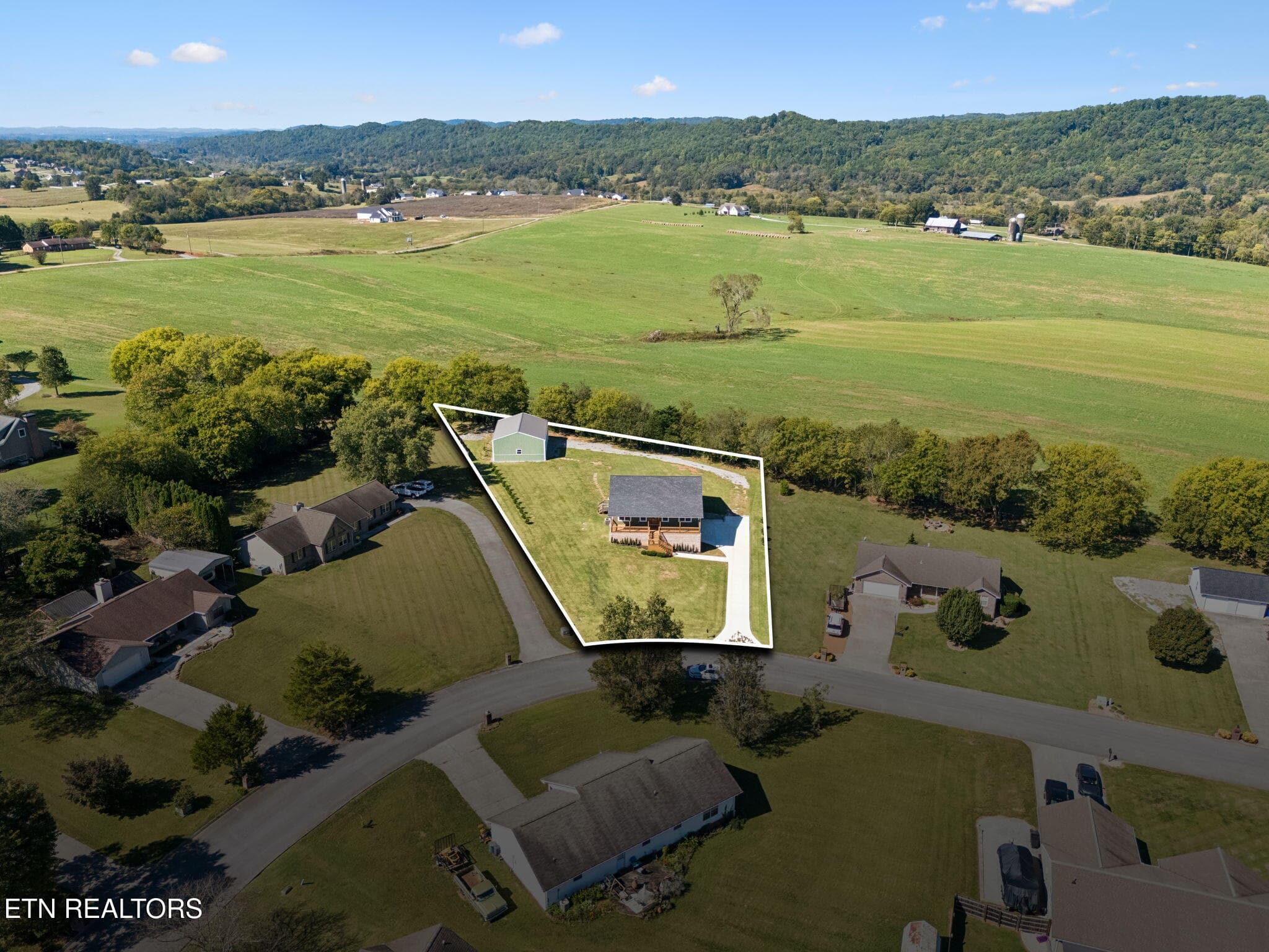 Backs to beautiful Farmland - 5713 Quail Run Drive, Maryville, TN 37804, Maryville