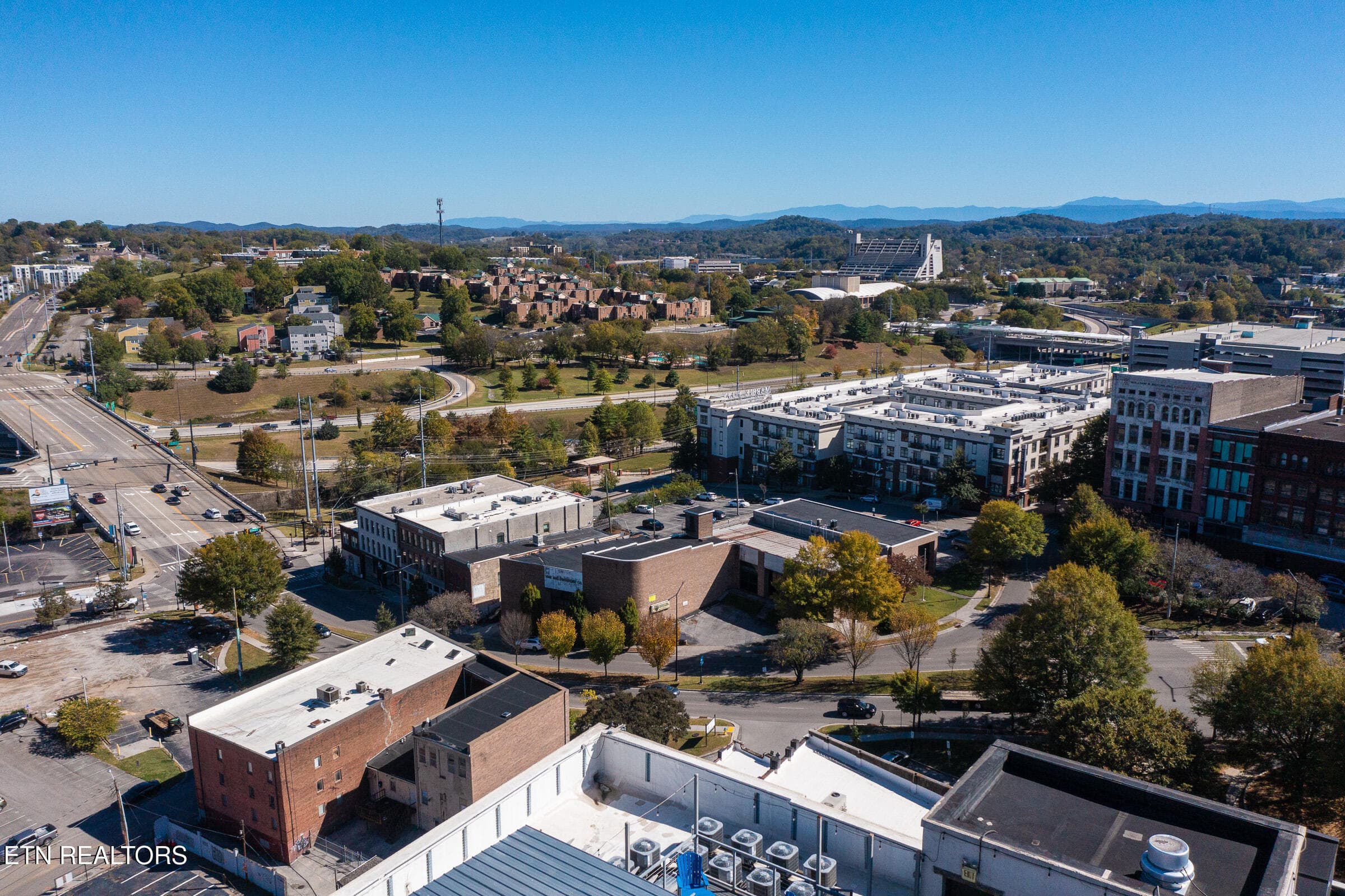 JBP_SterchiLoftsRooftopDRONETake2_2400px - 116 S Gay St 108, Knoxville, TN 37902, Knoxville