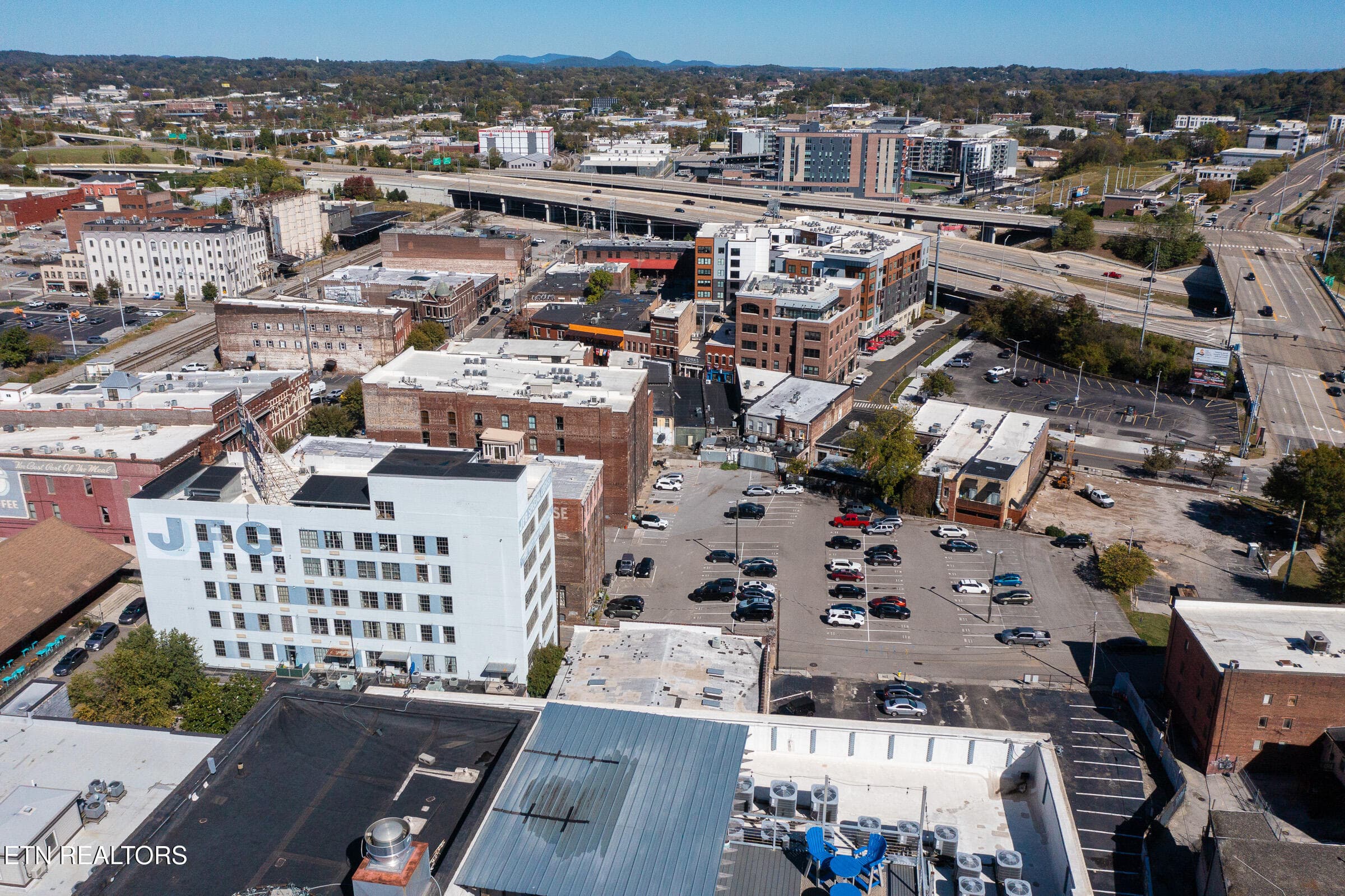 JBP_SterchiLoftsRooftopDRONETake2_2400px - 116 S Gay St 108, Knoxville, TN 37902, Knoxville