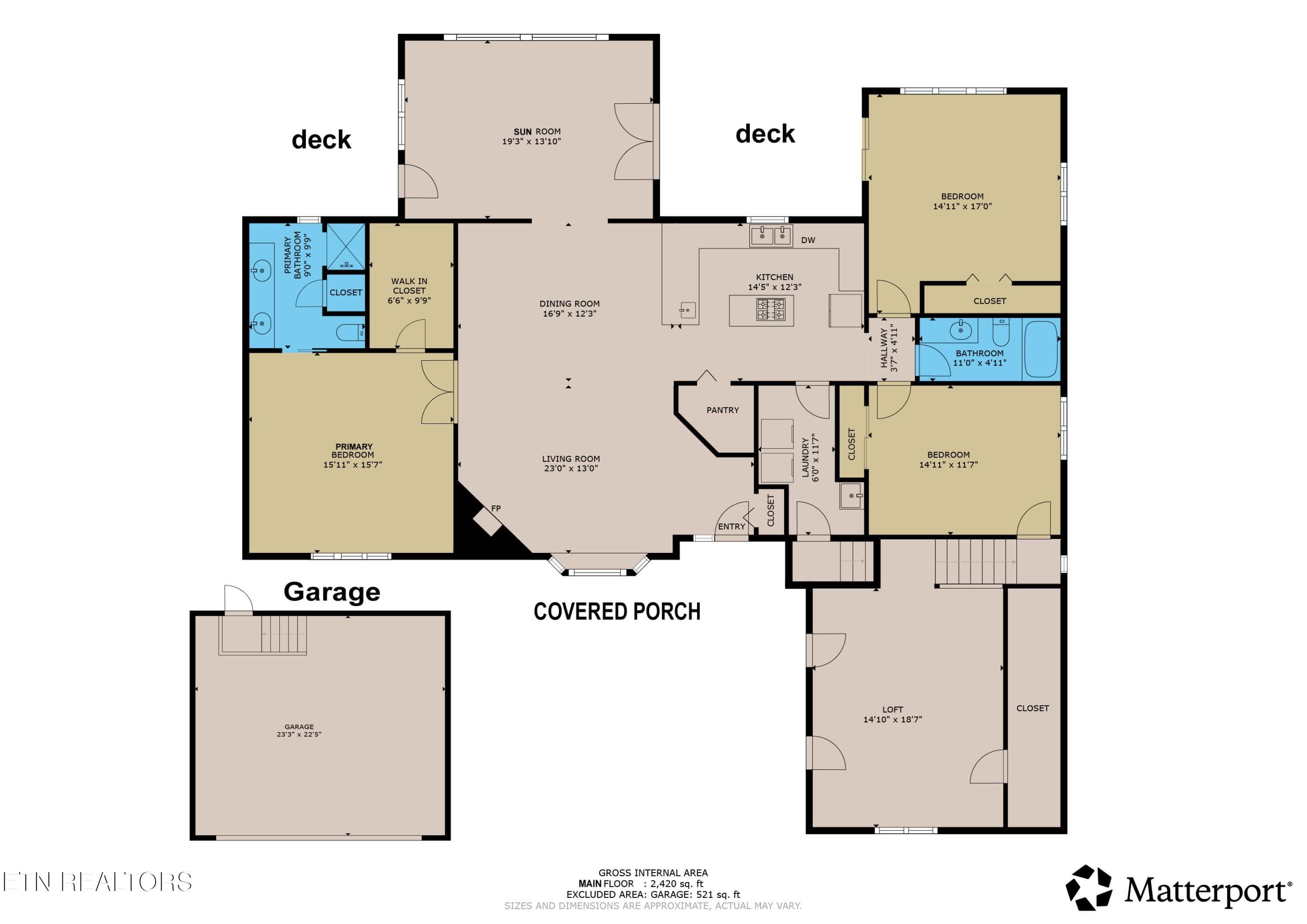 FLOOR PLAN - 22 LAURELTON CT - 22 Laurelton Court, Crossville, TN 38558, Crossville