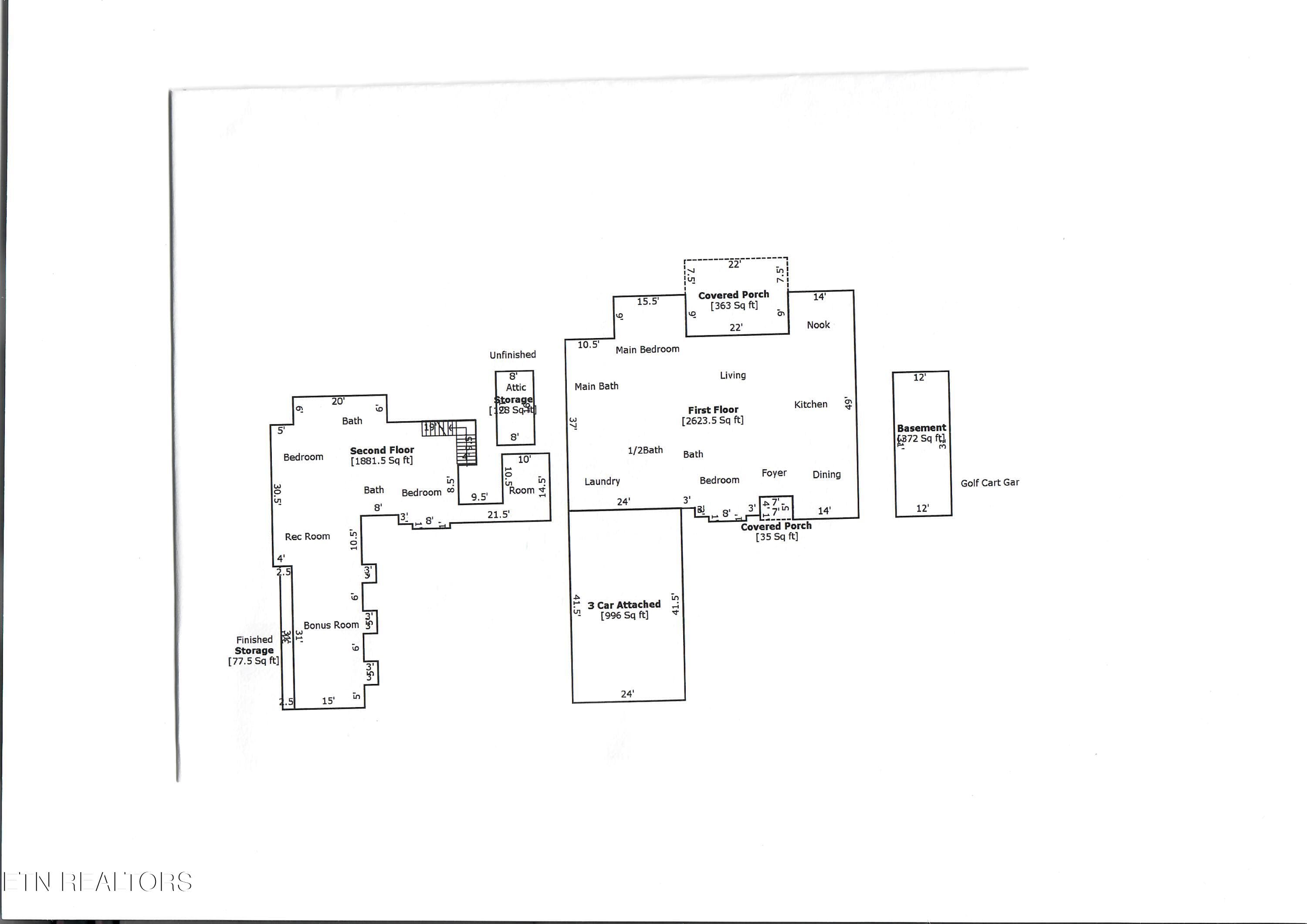 floor plan - 1075 Oak Chase Blvd, Lenoir City, TN 37772, Lenoir City