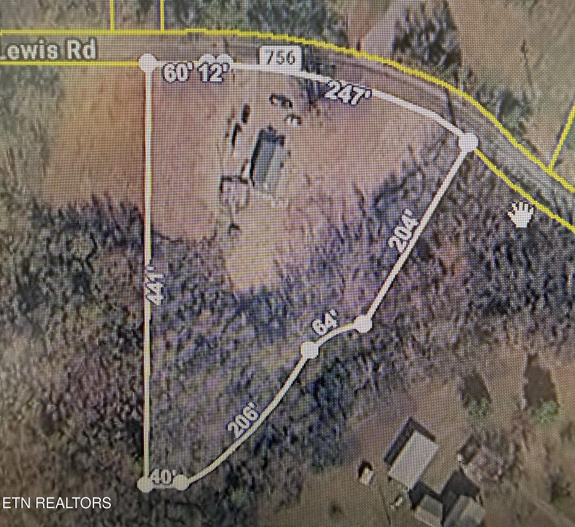 Aerial shot of property - 338 County Road 756, Riceville, TN 37370, Riceville
