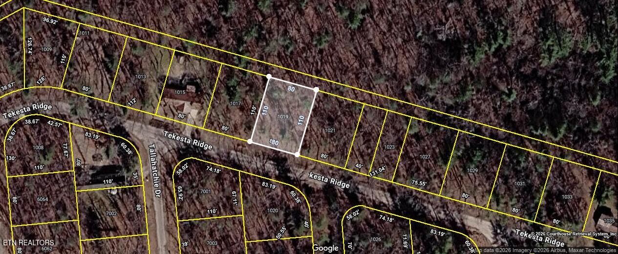 1019 Tekesta Ridge aerial - 1019 Tekesta Ridge, Crossville, TN 38572, Crossville