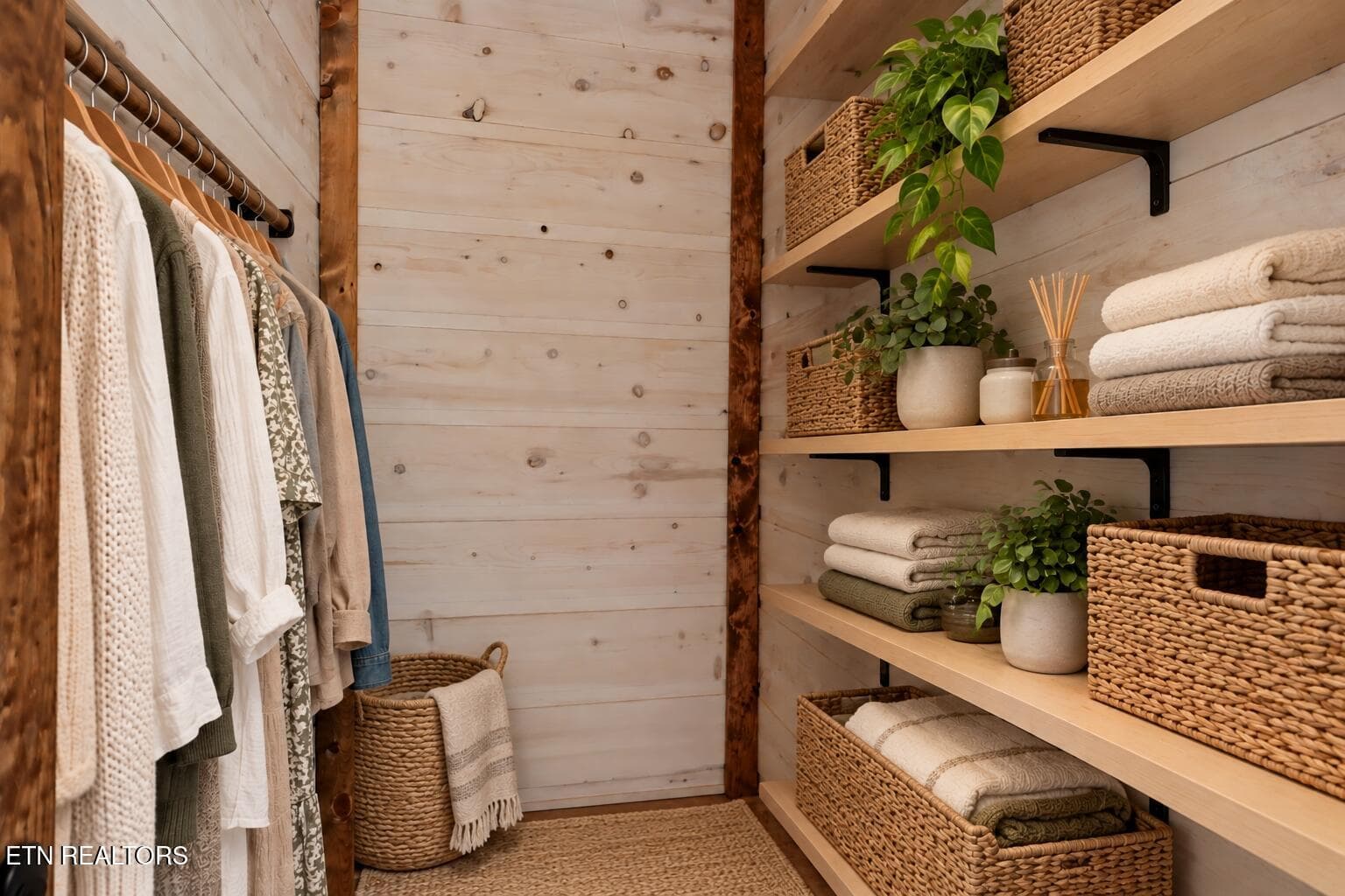 Virtually Staged Primary Bdr Closet - 3158 Thomas Headrick Rd, Sevierville, TN 37862, Sevierville