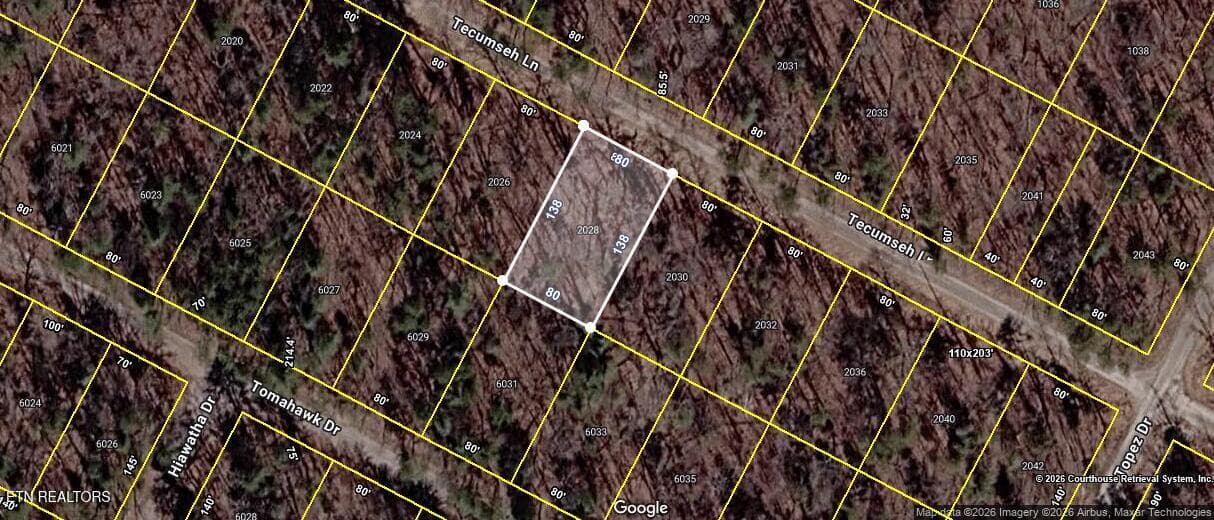 Aerial 2028 Tecumseh - 2028 Tecumseh Lane, Crossville, TN 38572, Crossville