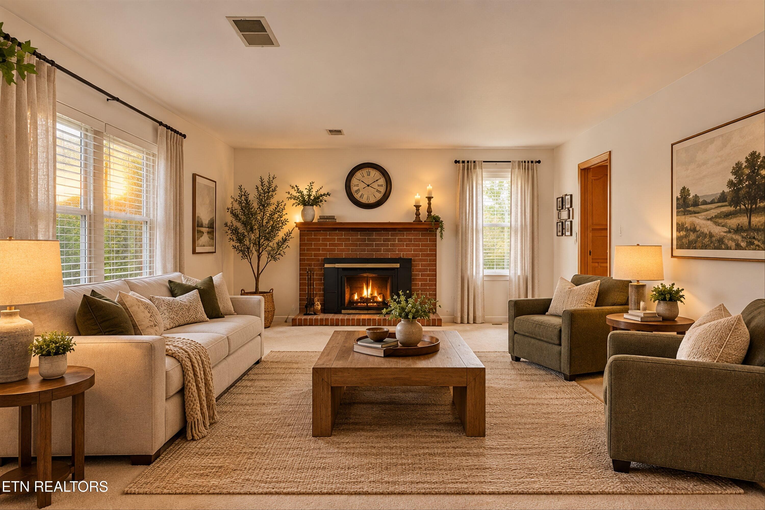 Living area - 4330 Larigo Drive, Knoxville, TN 37914, Knoxville