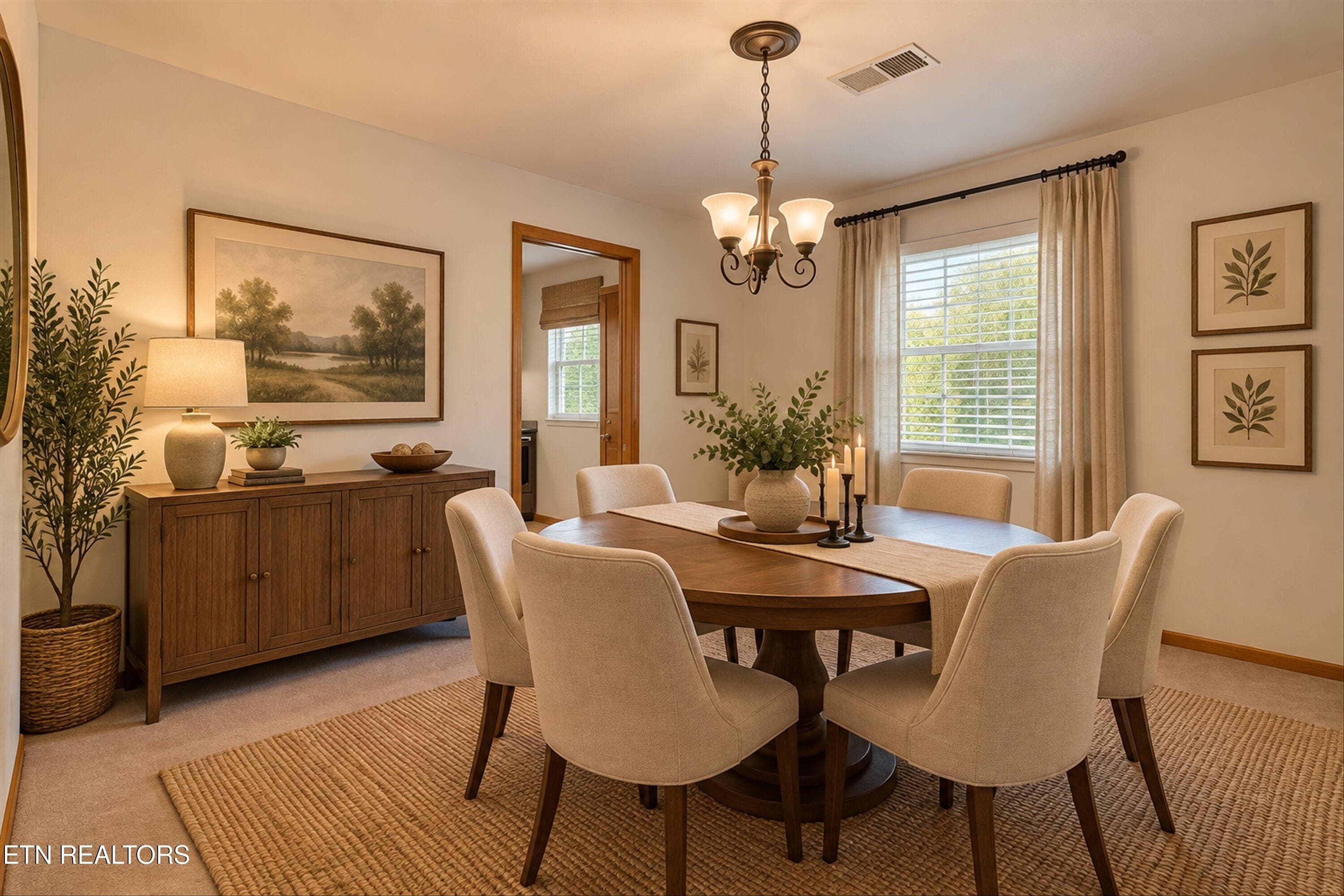 Virtual Stage Dining / Bedroo - 4330 Larigo Drive, Knoxville, TN 37914, Knoxville