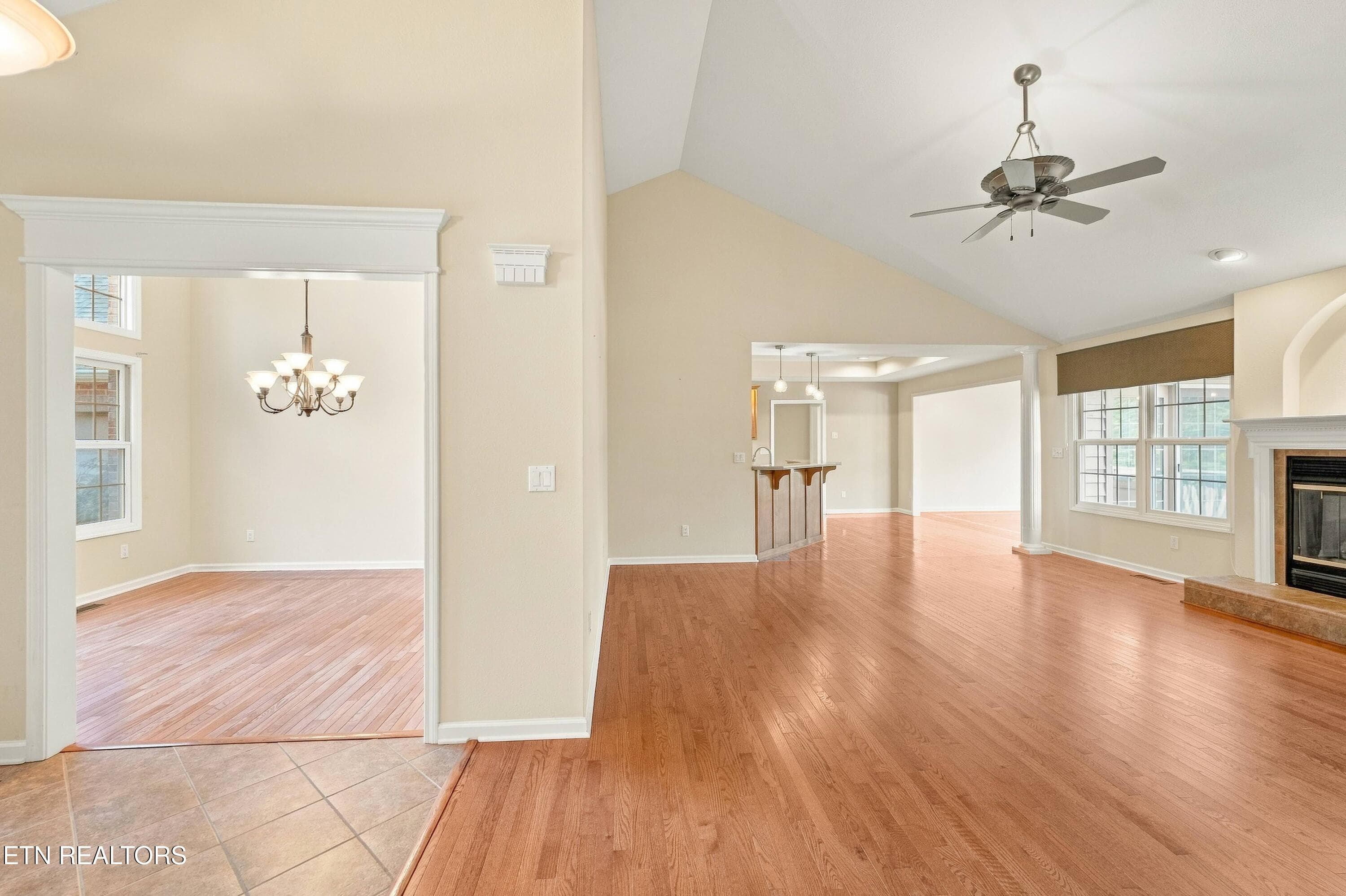 View of LIving Area Off of FOyer - 106 Mariners Drive, Crossville, TN 38558