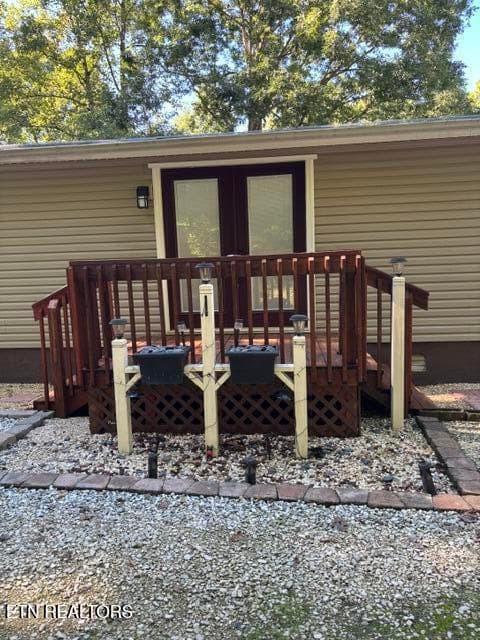 Newly Stained Back A - 119 Sunset View Drive, Kingston, TN 37763