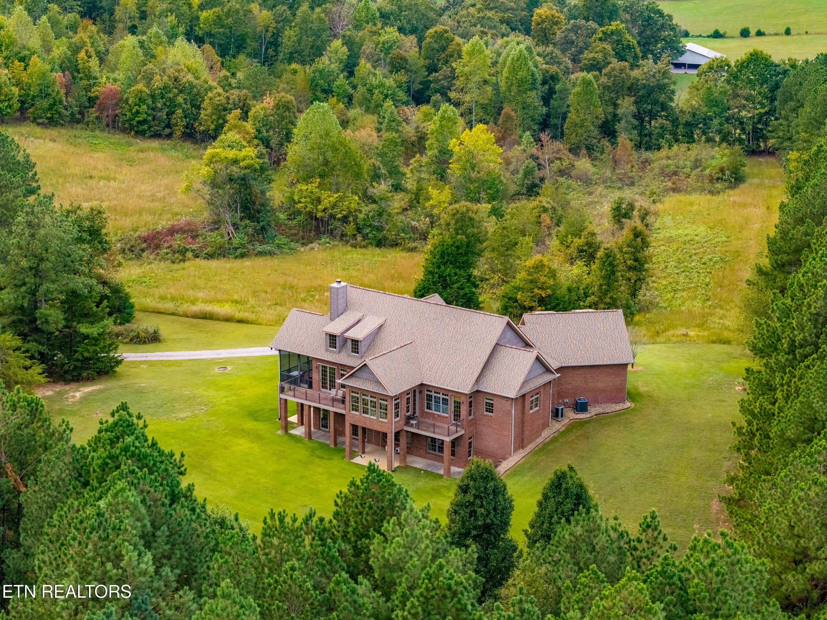 Overhead Back Views - 1410 Ward Rd, Loudon, TN 37774, Loudon