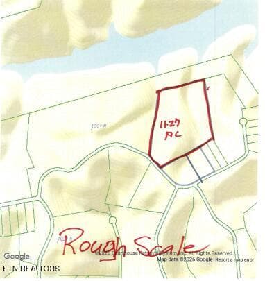 TOPO MAP - 11.27ac NE Rock Springs Rd, Celina, TN 38551, Celina