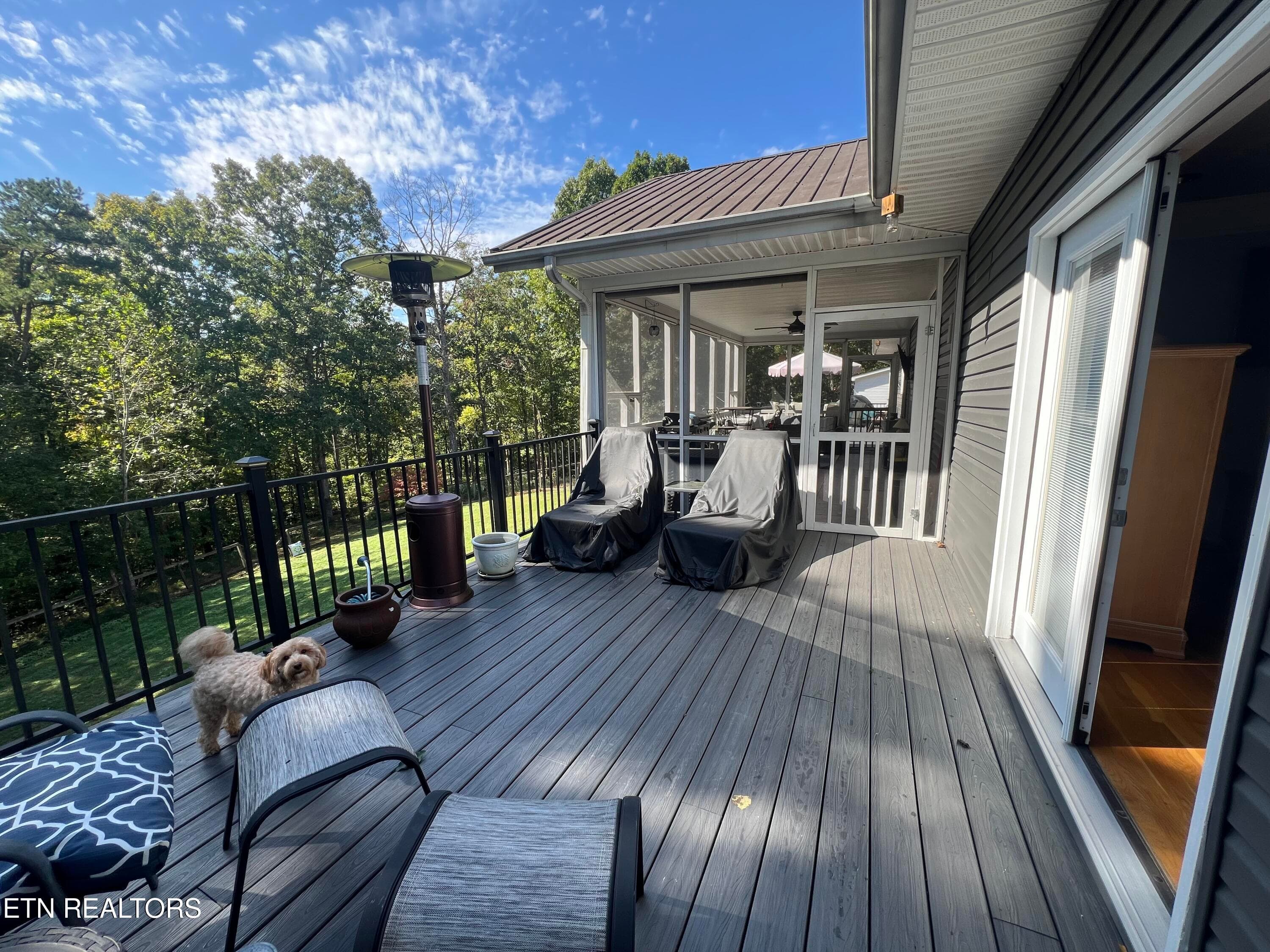 Deck off Primary Bedroom - 186 Cabot Lane, Rockwood, TN 37854