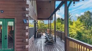 Wrap around porch - 1728 Stone Bridge Drive, Dandridge, TN 37725