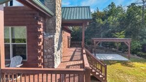 Wrap around porch and pergola - 1728 Stone Bridge Drive, Dandridge, TN 37725