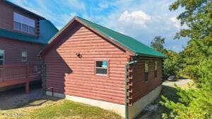 Back of garage - 1728 Stone Bridge Drive, Dandridge, TN 37725