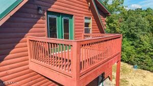 Upstairs balcony - 1728 Stone Bridge Drive, Dandridge, TN 37725