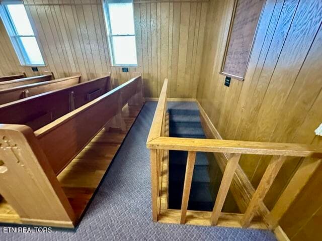 stairs to basement - 162 York Drive, Jonesville, VA 24263