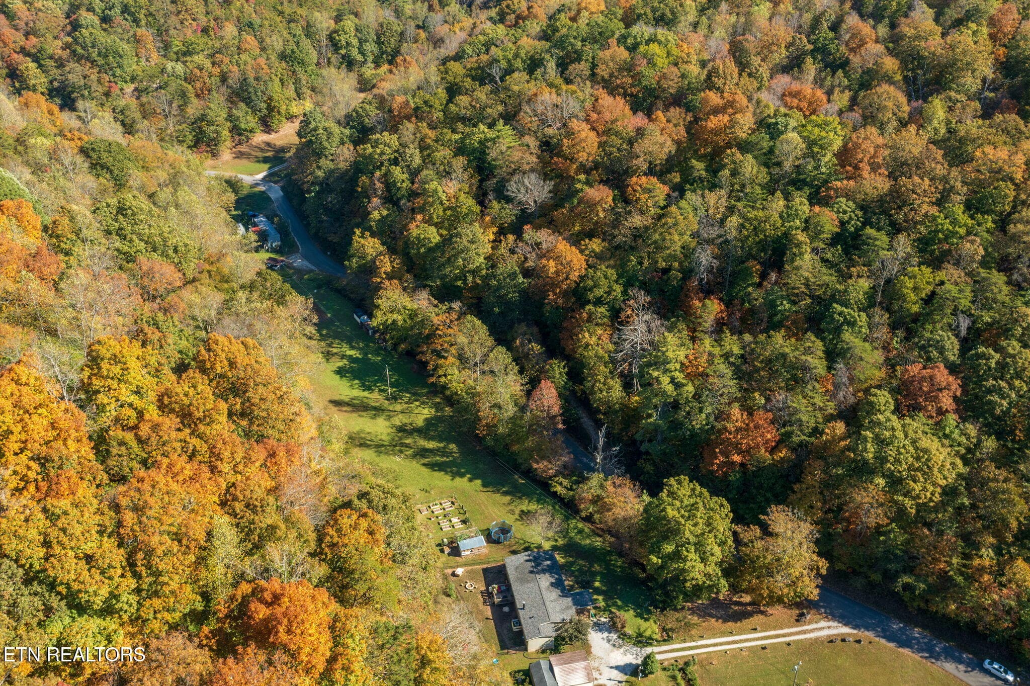 homesandvideos aerials-13311 - Strong Hollow Lane, Rocky Top, TN 37769, Rocky Top