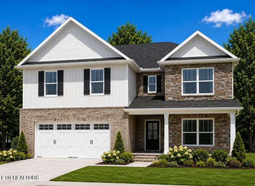 Huntington-Front-Rendering - 8417 Dolphin Harbor Rd, Knoxville, TN 37938