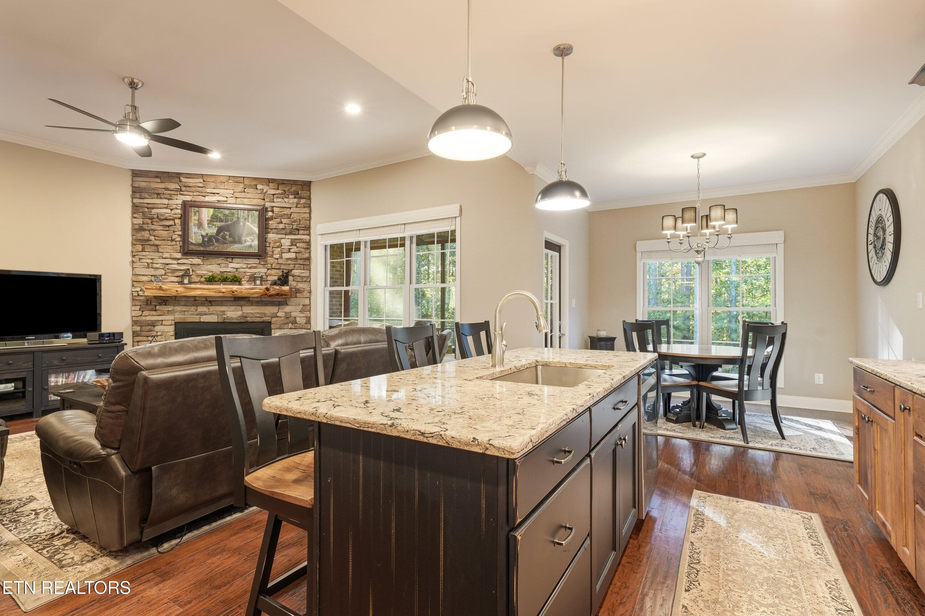 Kitchen and eat in area - 1739 Grand Pine Point, Maryville, TN 37801, Maryville