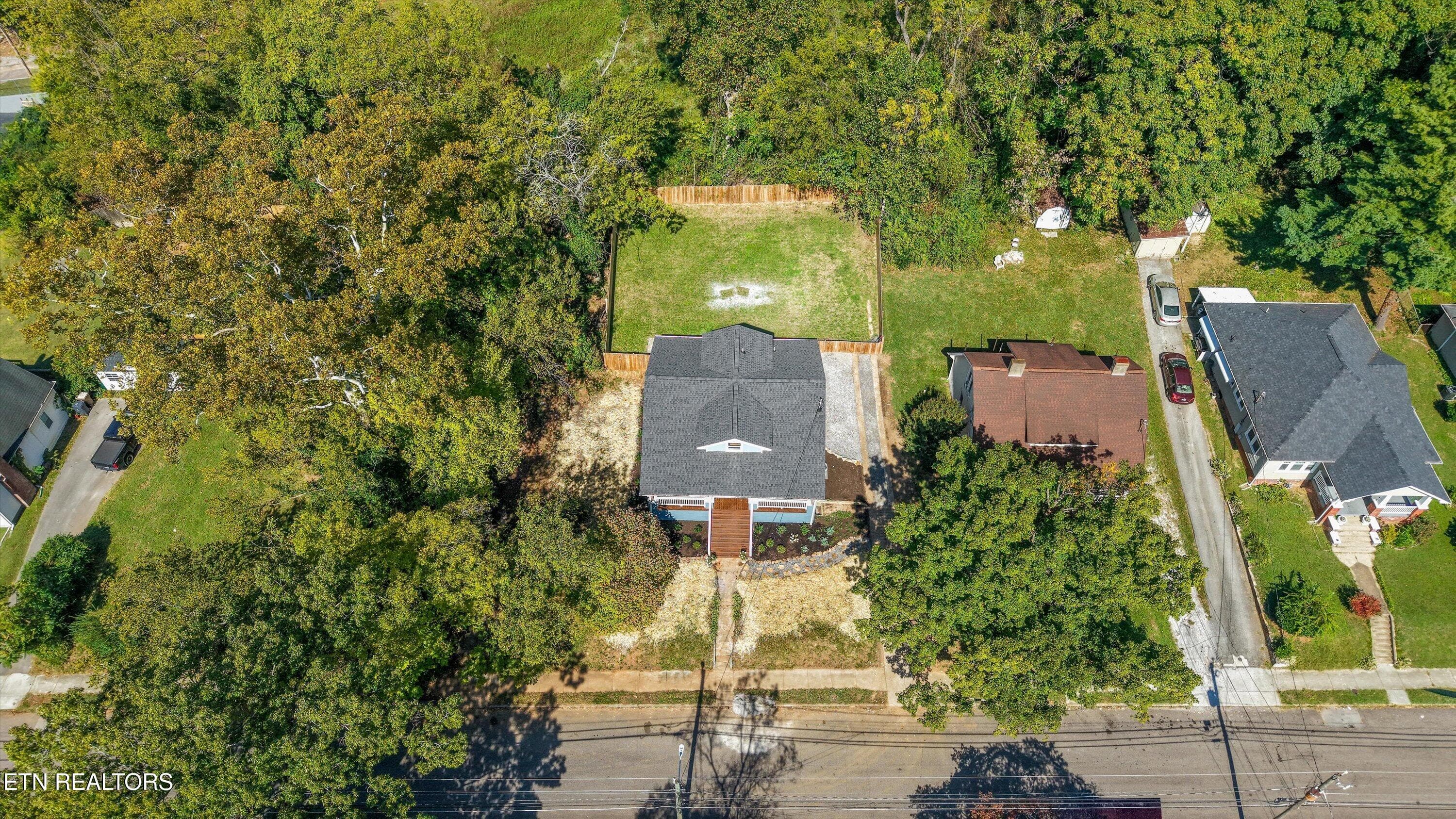 Aerial - 1431 Branson Ave, Knoxville, TN 37917, Knoxville