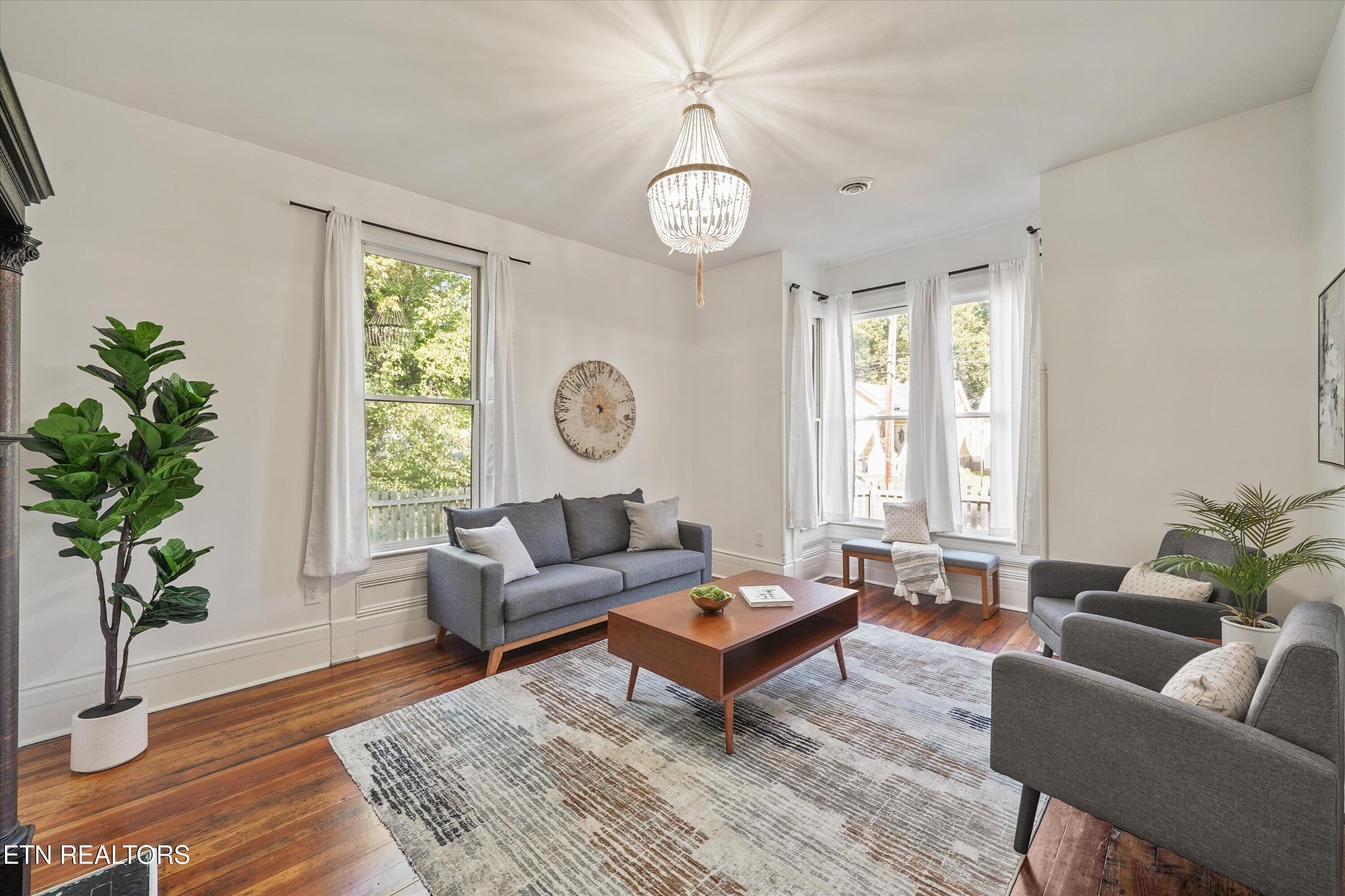 Natural Light in Living Room - 1404 Hannah Ave, Knoxville, TN 37921, Knoxville