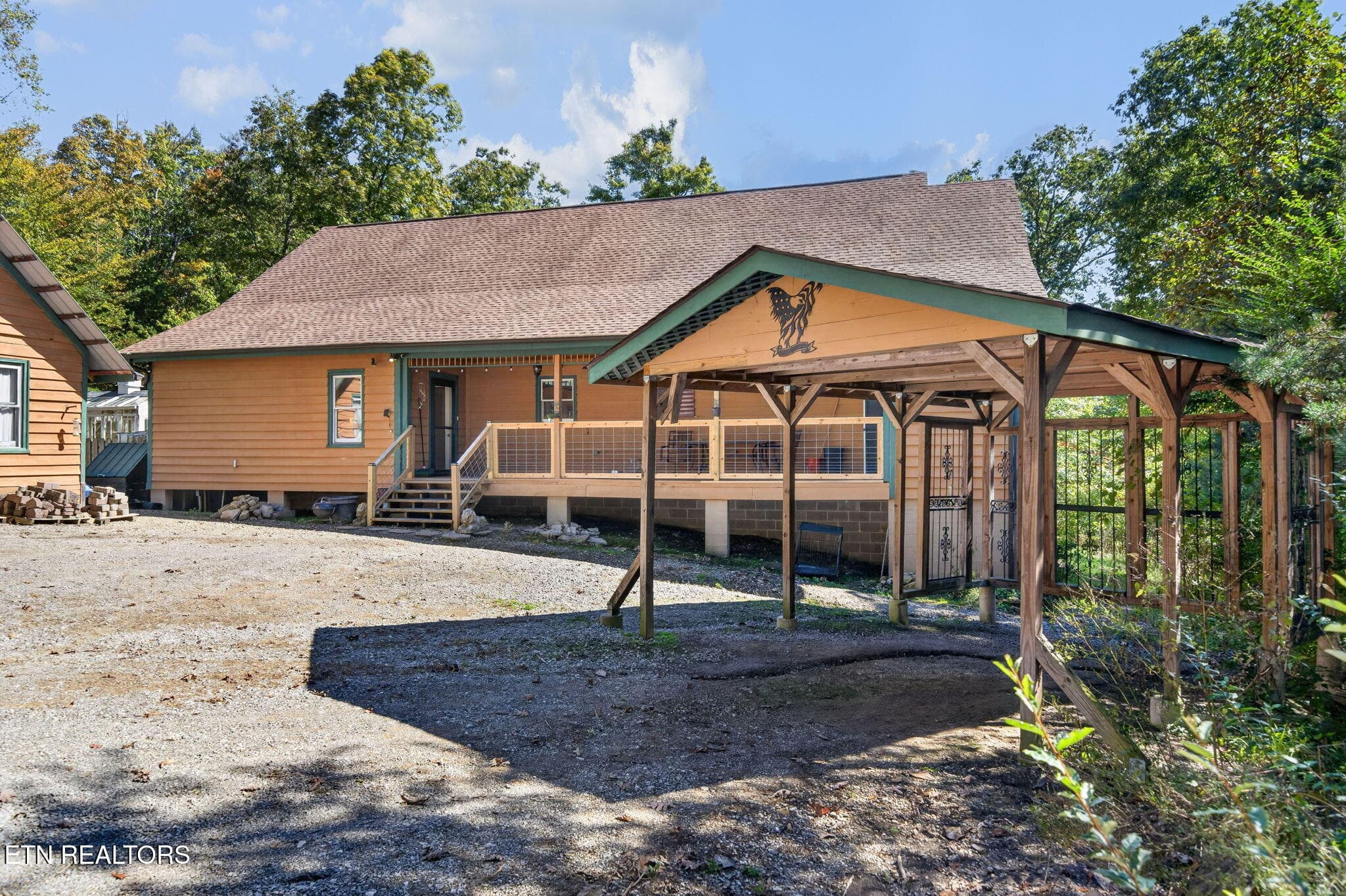 Front View with Carport - 240 Memory Lane, Monterey, TN 38574