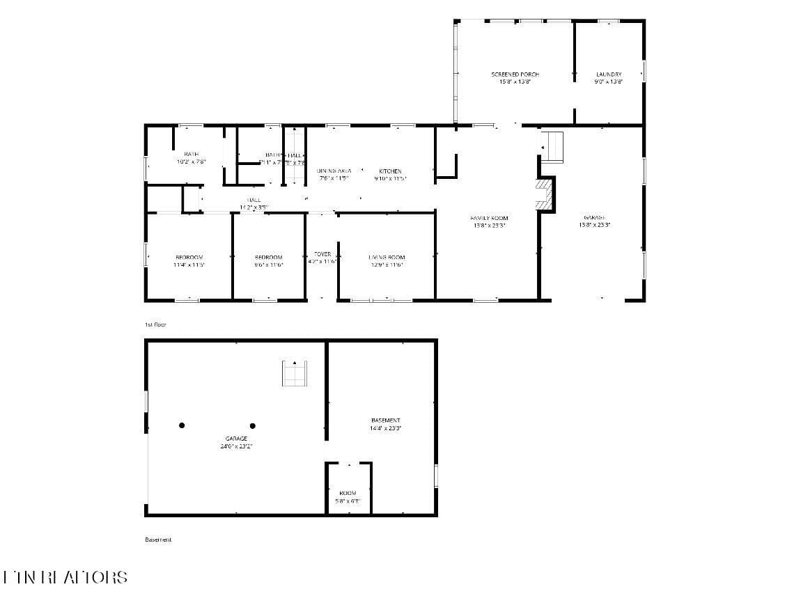 Floor plan - 431 Black Oak Rd, Clinton, TN 37716, Clinton