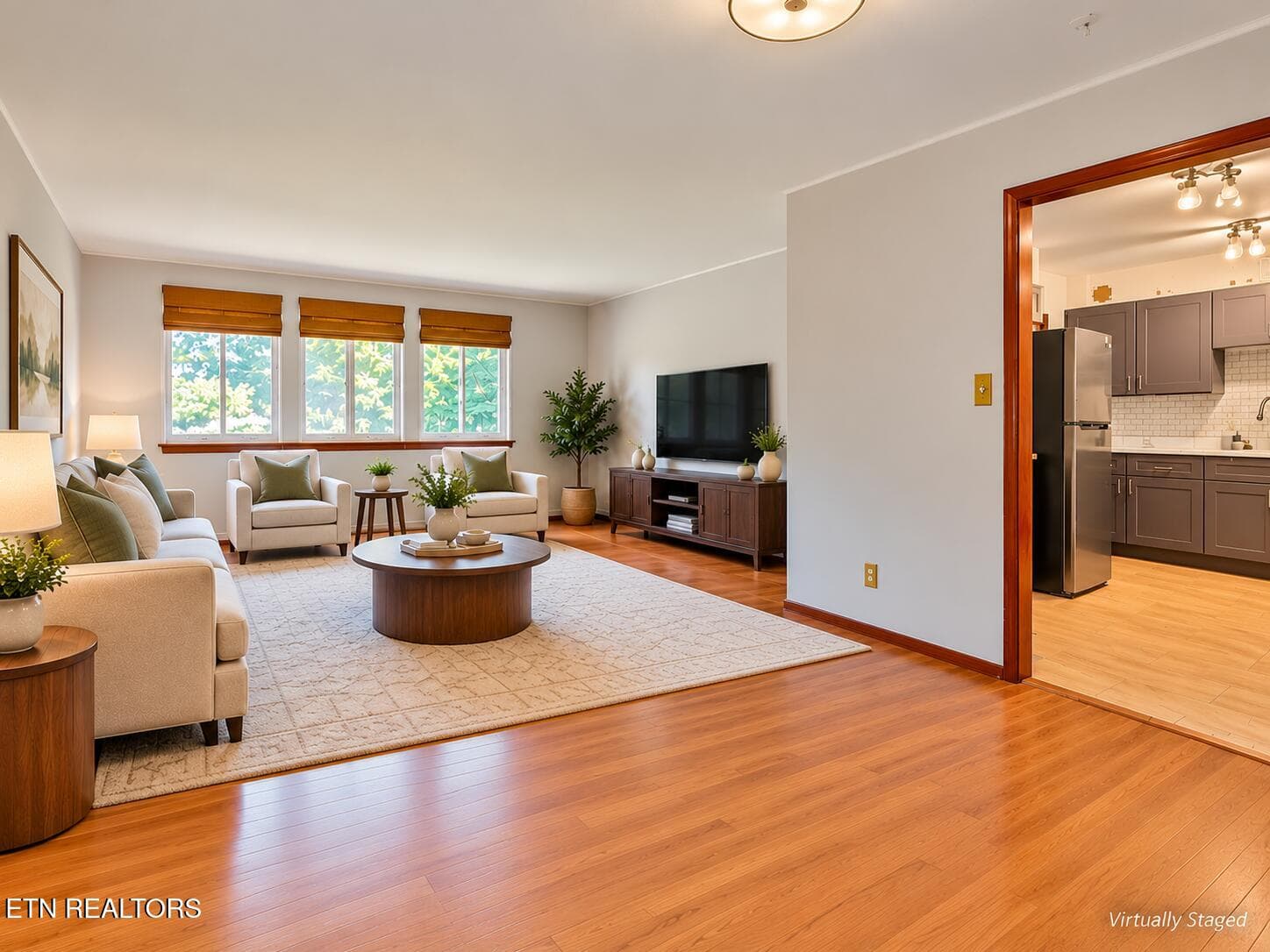 Bright Modern Living Room with Kitchen V - 807 Picadilly Rd, Knoxville, TN 37909, Knoxville