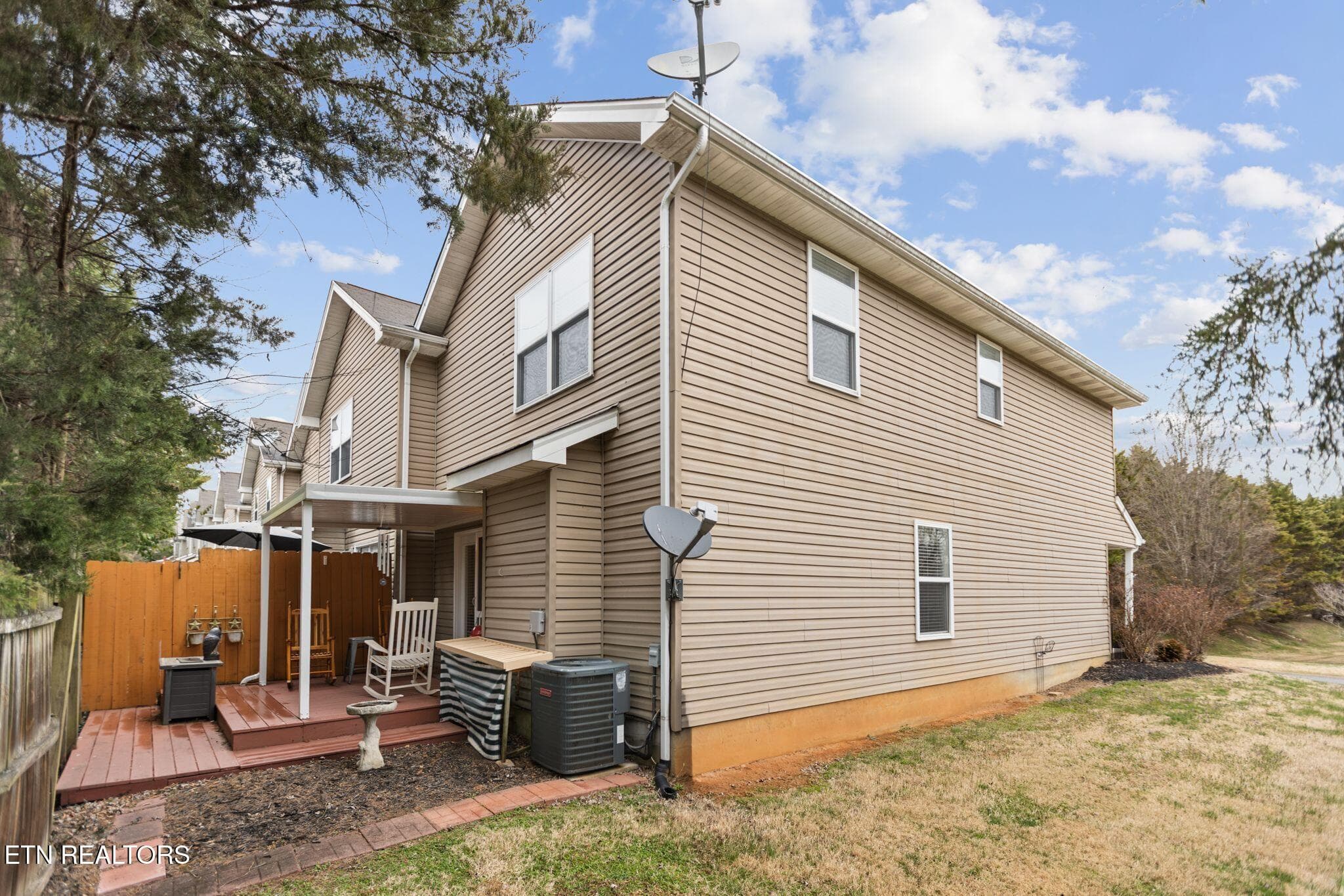 rear elevation - 1003 Woullard Way 1, Sevierville, TN 37876, Sevierville