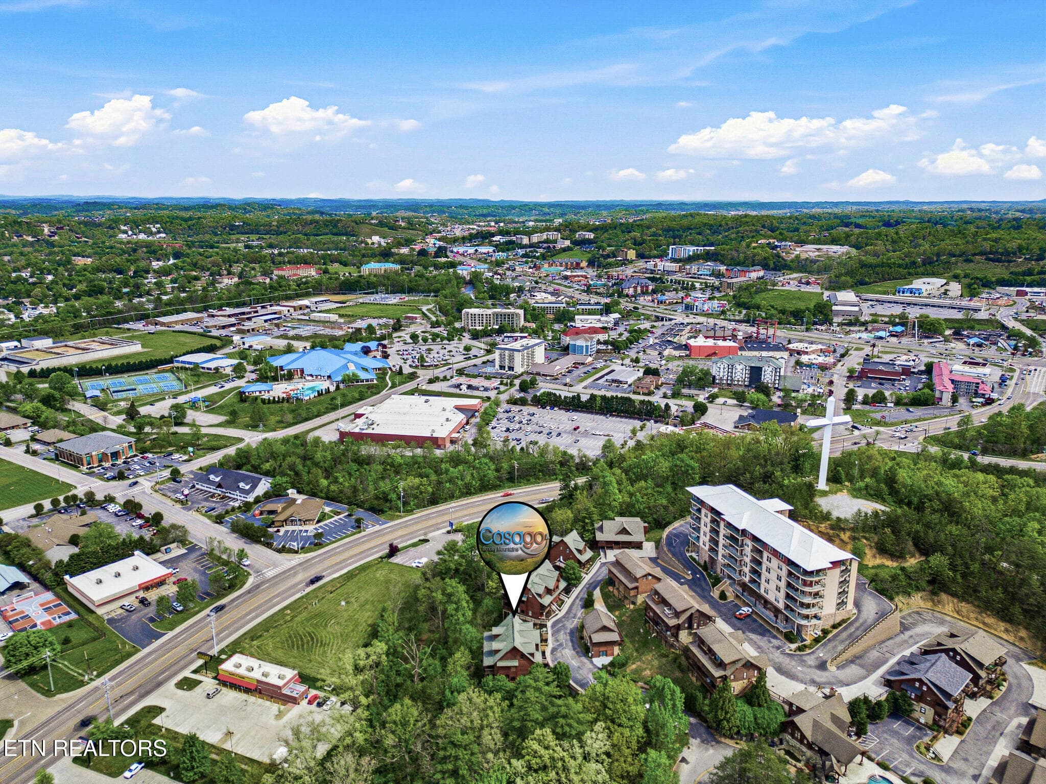 Copy of DJI_0613_with_grass PIN - 460 Big Bear Way, Pigeon Forge, TN 37863