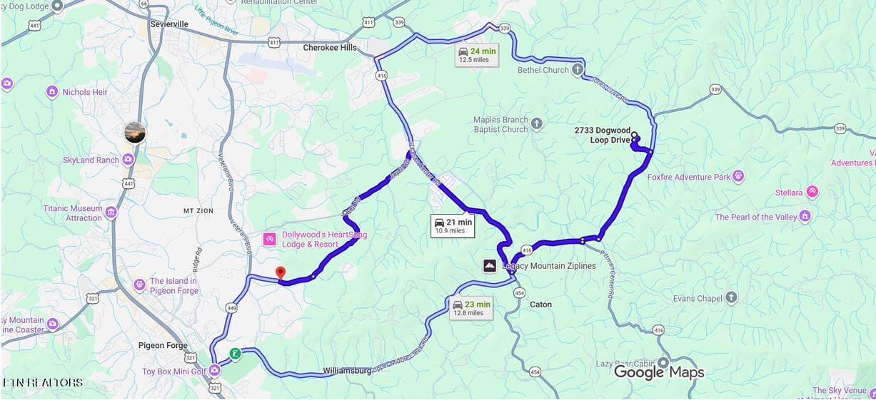 Dogwood to Dollywood - 2733 Dogwood Loop Dr, Sevierville, TN 37876