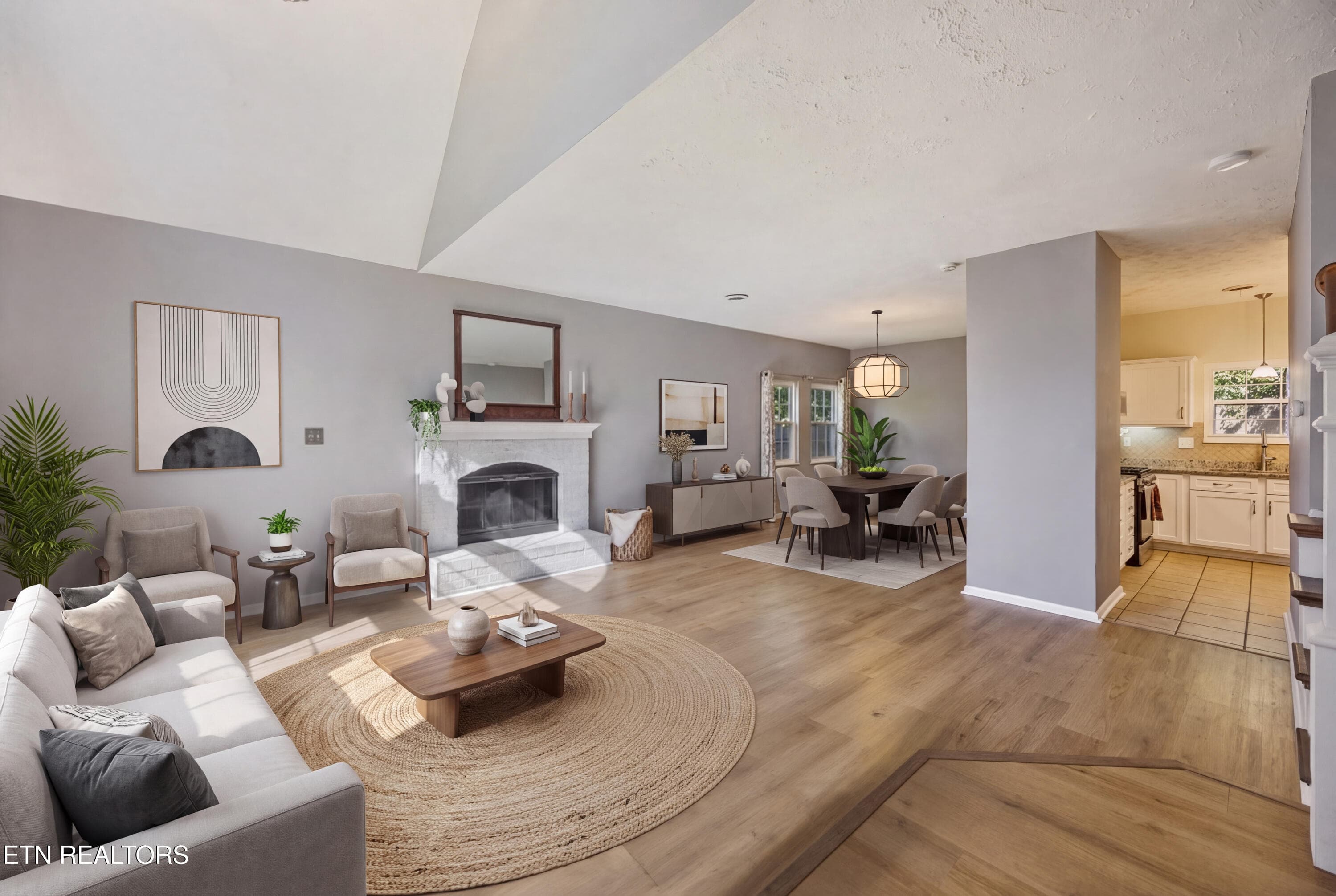Virtual Stage Living room - 9800 Crestline Drive, Knoxville, TN 37922, Knoxville