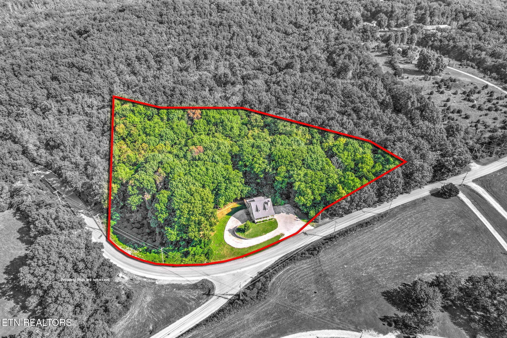 Approximate lot map - 7765 Beals Chapel Rd, Lenoir City, TN 37772
