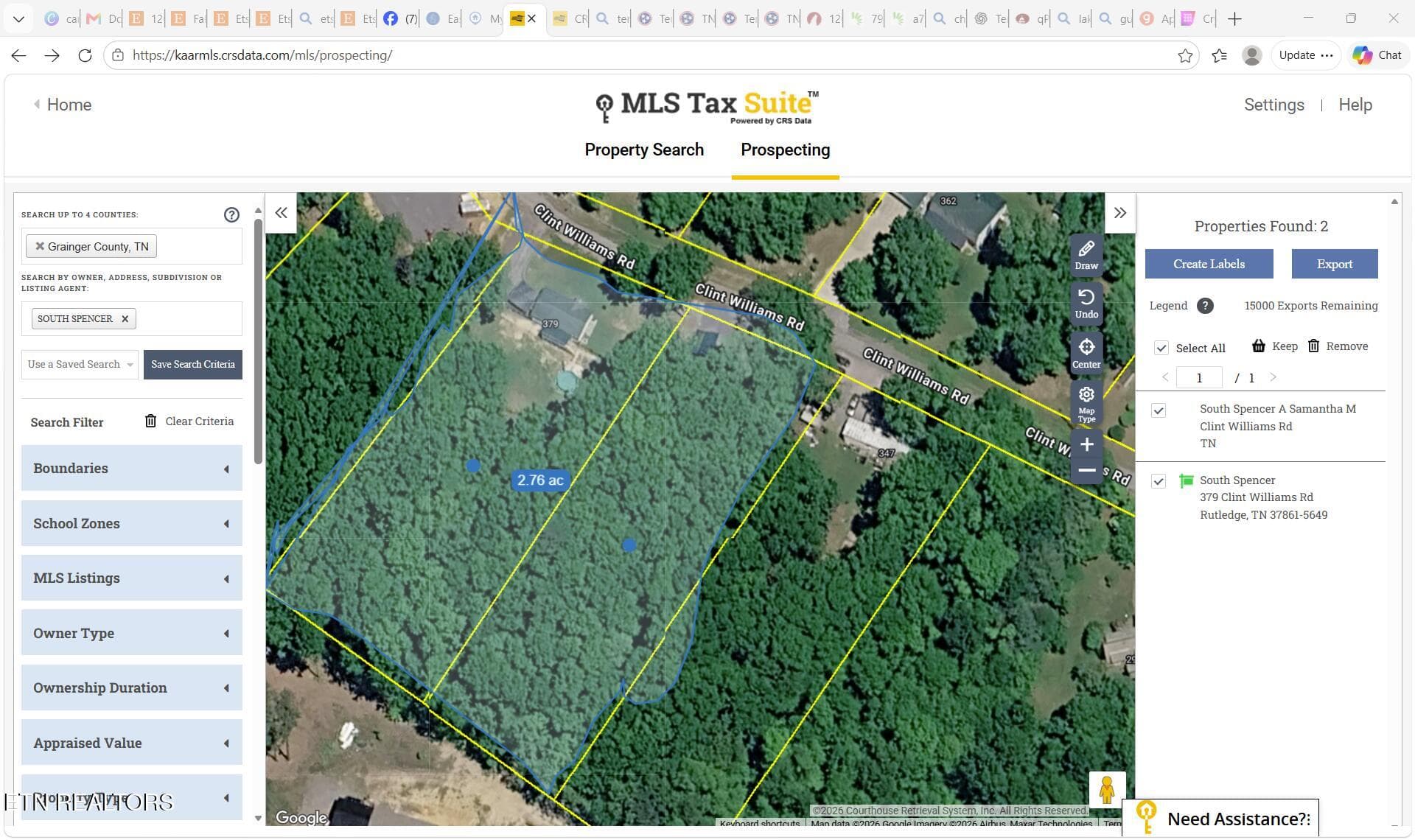 Screenshot 2026-10-15 231553 - 379 Clint Williams Rd, Rutledge, TN 37861