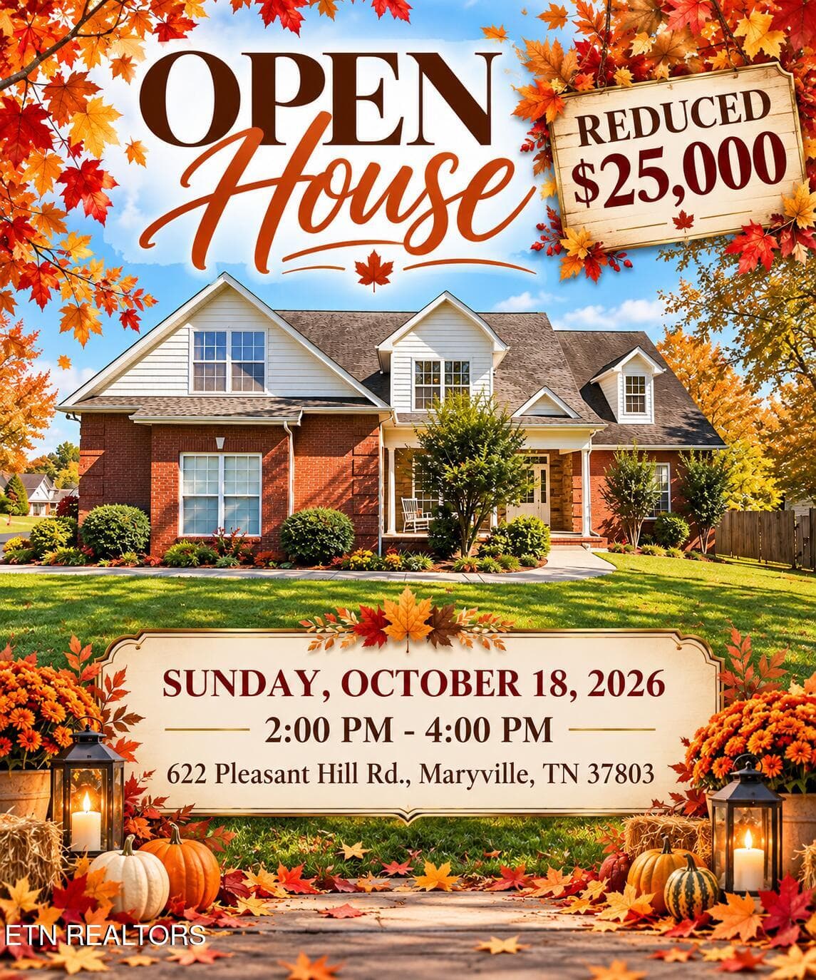 Open House - 622 Pleasant Hill Rd, Maryville, TN 37803