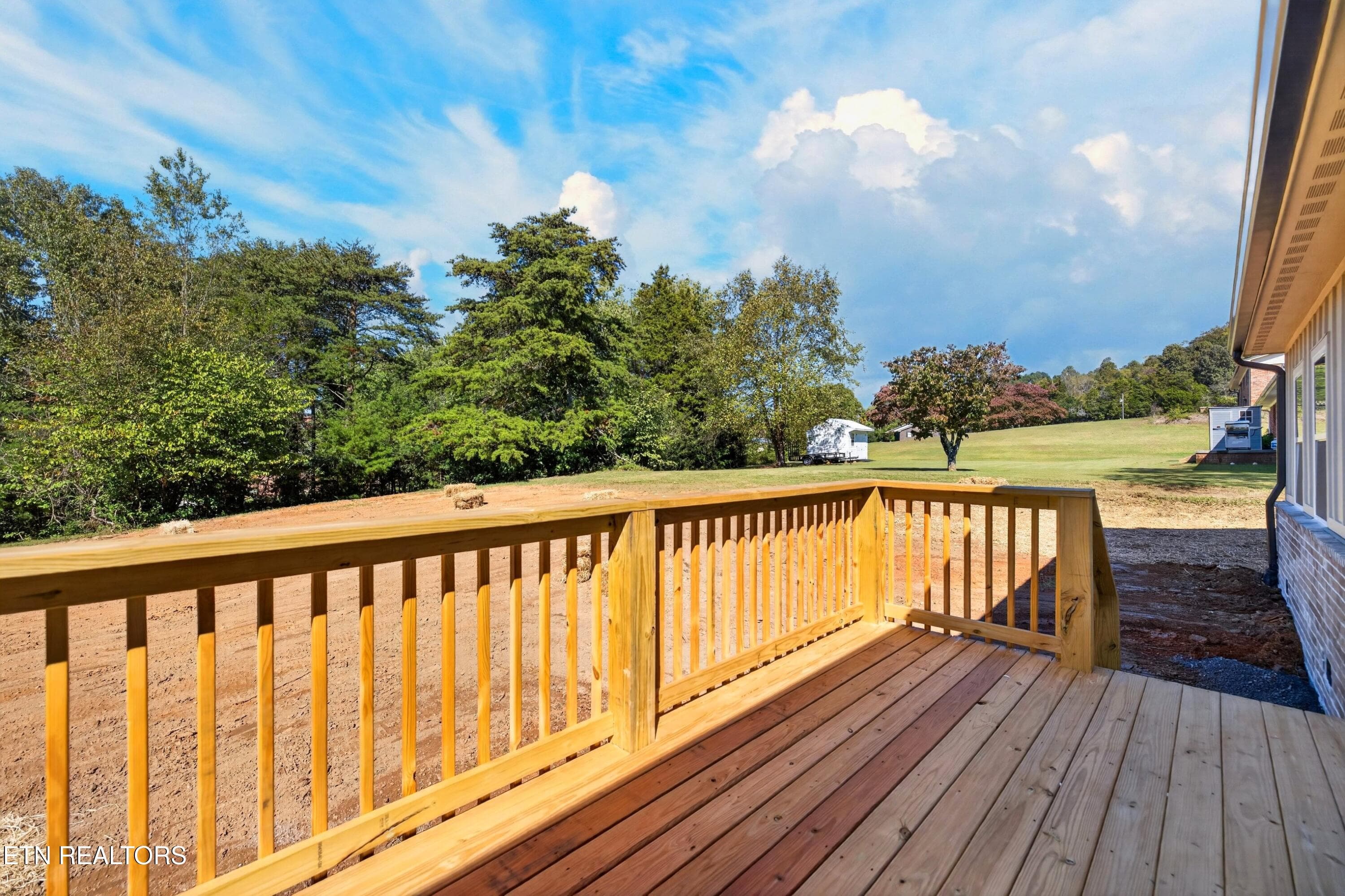 back deck - 3922 Marty Drive, Morristown, TN 37814