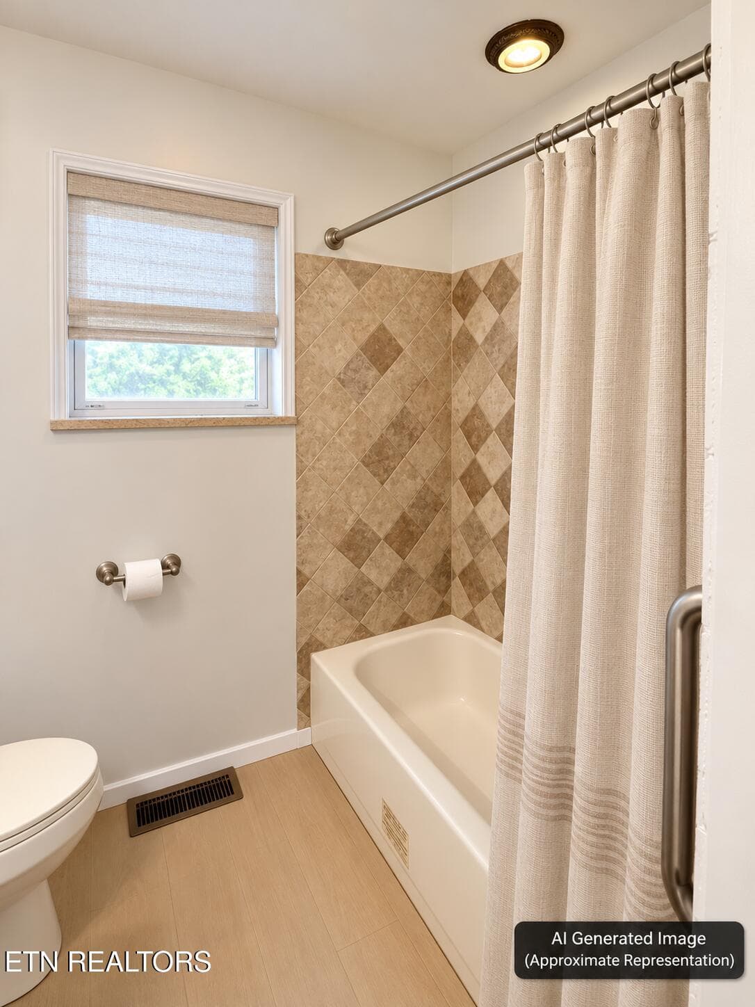 Warm Neutral Bathroom Interior - 6335 Highway 411, Madisonville, TN 37354, Madisonville