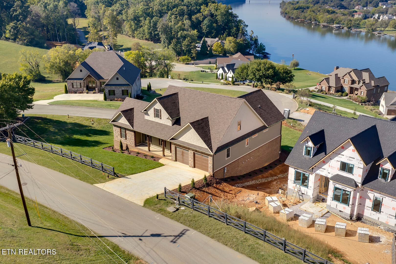 06_RiverRoad_542_FrontRightElevated - 542 River ''lot 6'' Rd, Loudon, TN 37774, Loudon