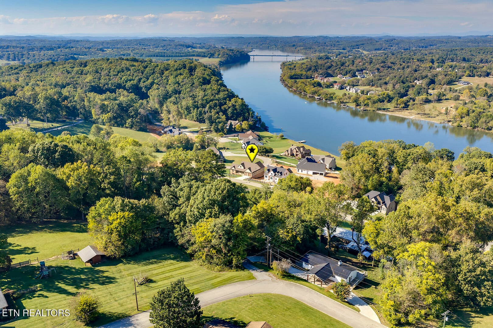 77_RiverRoad_542_Birdseye03 - 542 River ''lot 6'' Rd, Loudon, TN 37774, Loudon