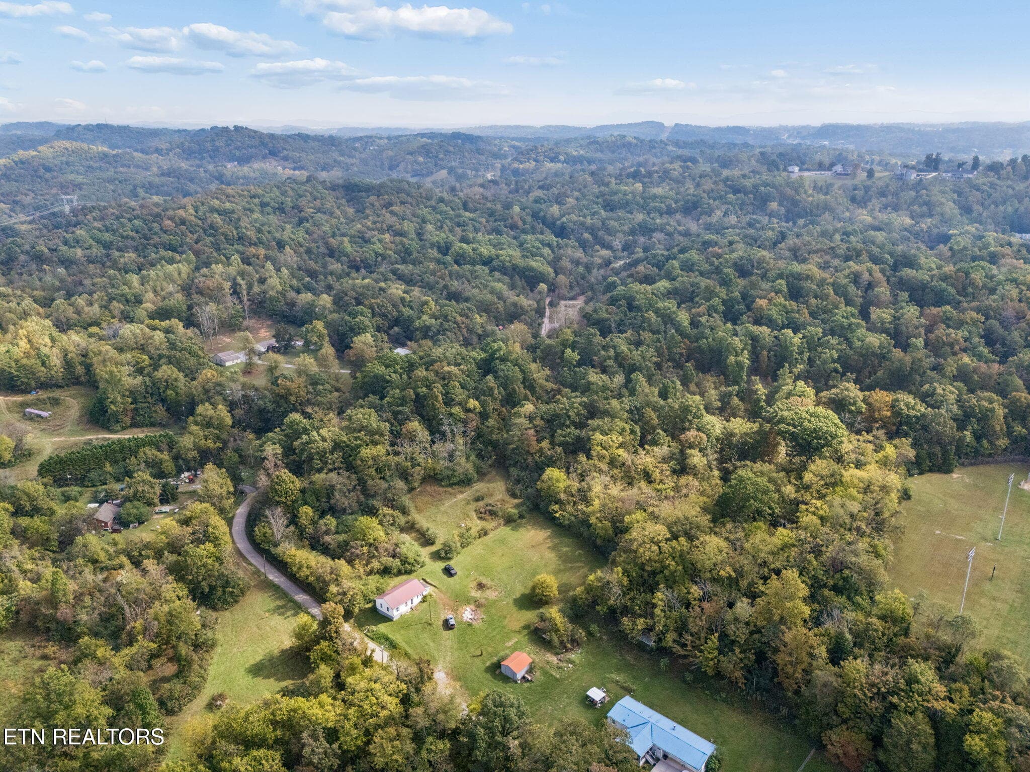 Aerial - 432 N Farnum St, Friendsville, TN 37737