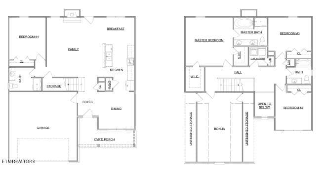 Heyward-Craftsman-Floor-Plan-Image - 4357 Honey Bell Ave Lot 186, Powell, TN 37849