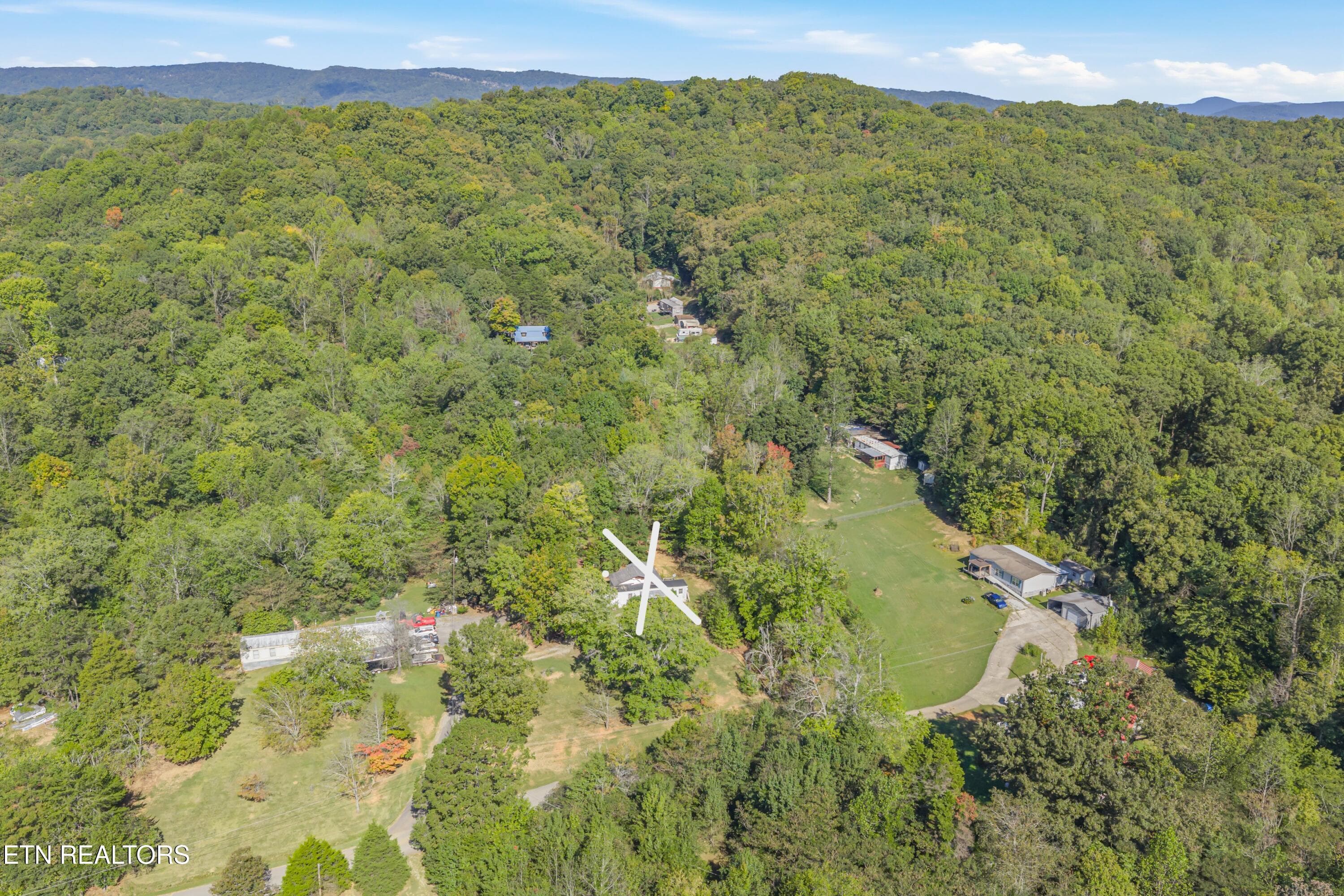 147 Old Jones Road aerial 2 - 147 Old Jones Rd, Harriman, TN 37748