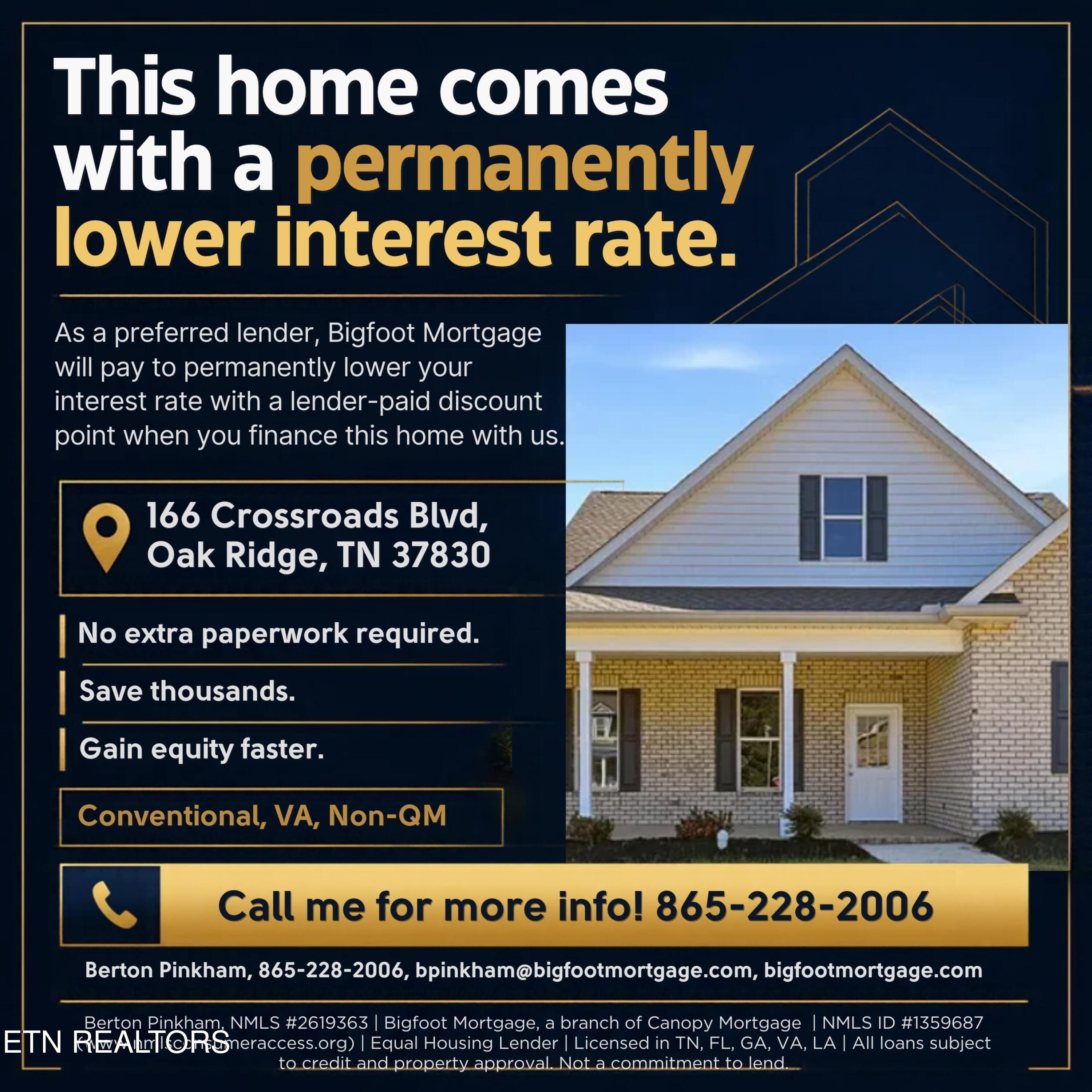 166 Crossroads Facebook post - 166 Crossroads Blvd, Oak Ridge, TN 37830