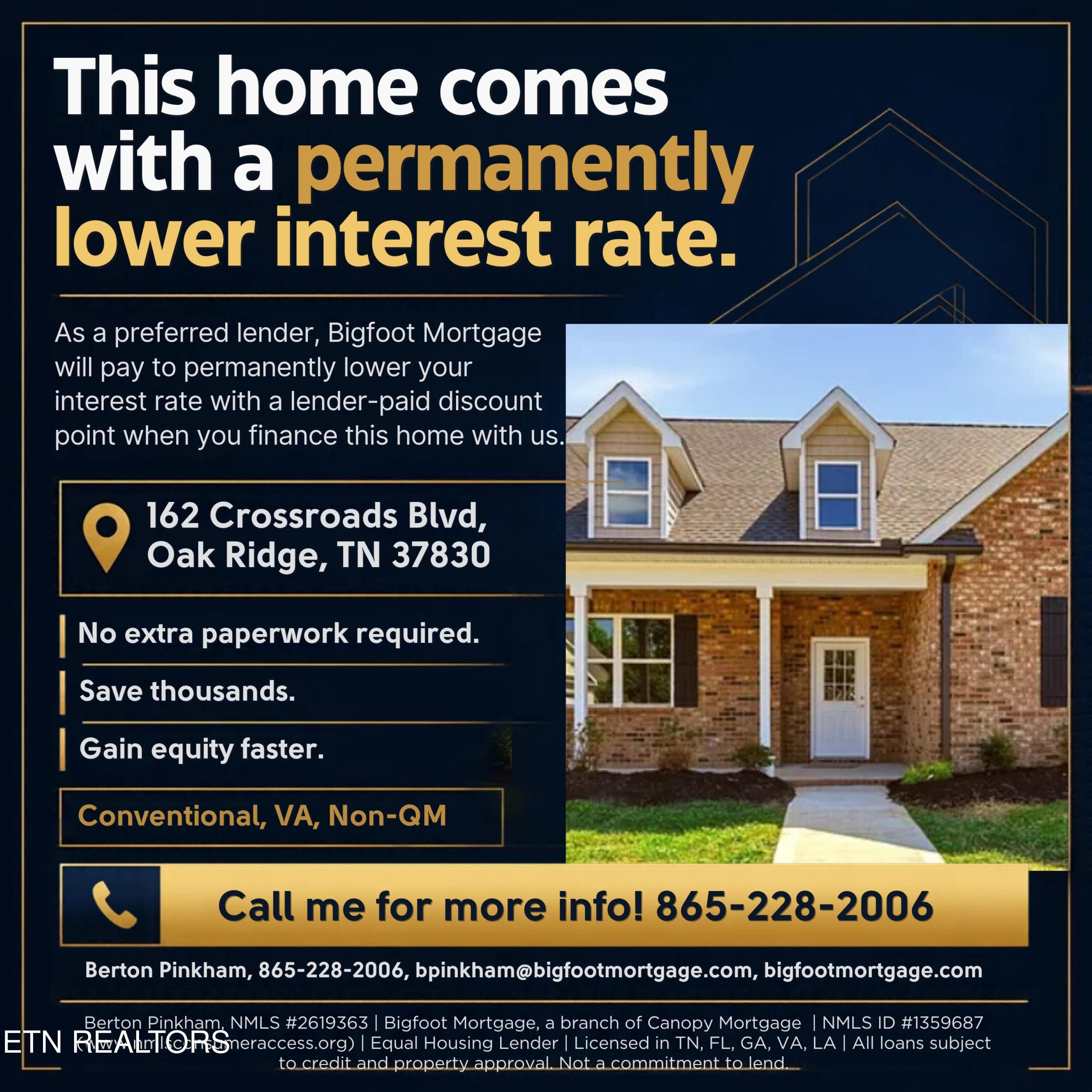 162 Crossroads Facebook post - 162 Crossroads Blvd, Oak Ridge, TN 37830
