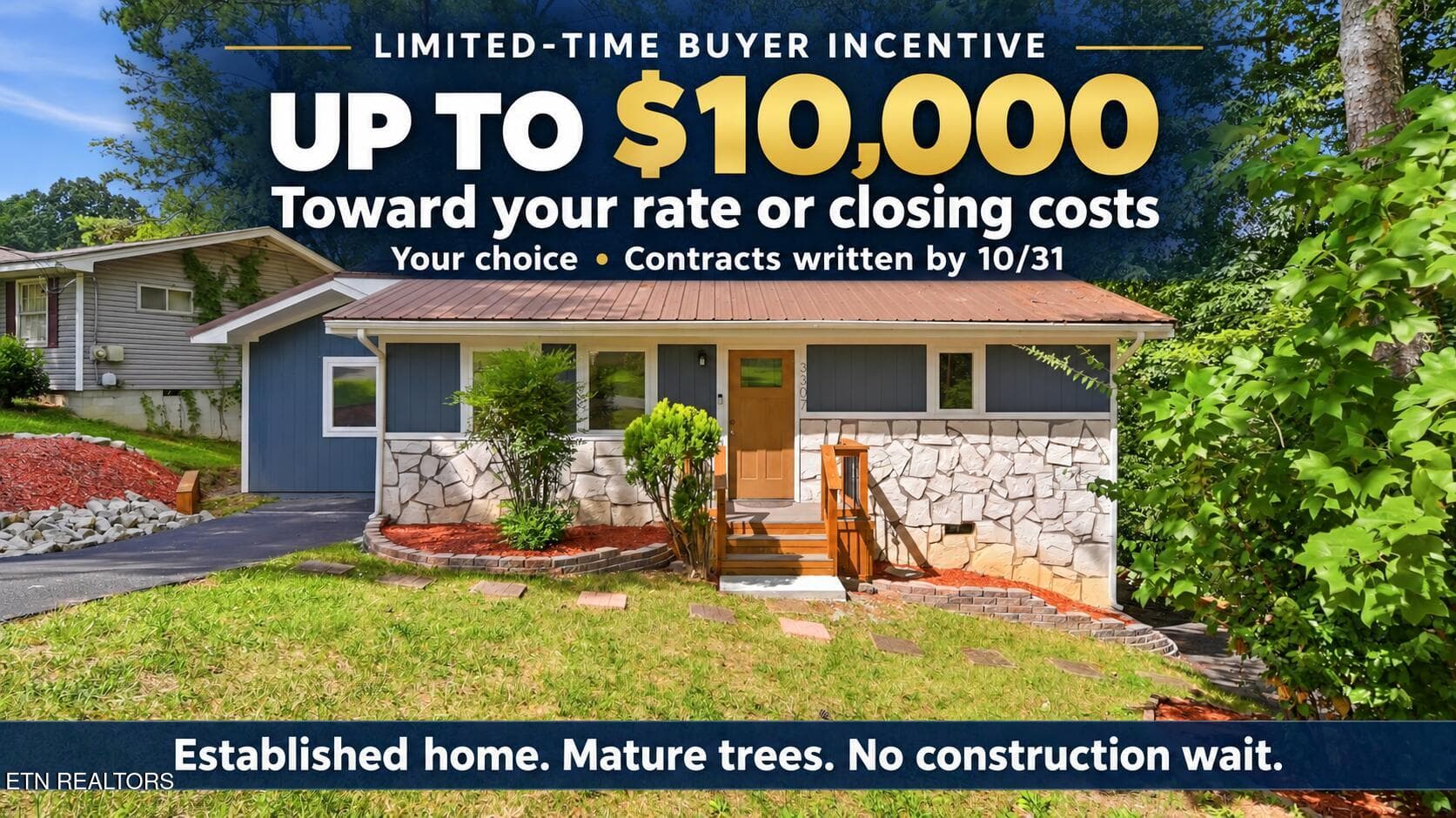 Up to $10,000 home incentive - 3307 Kathleen St, Chattanooga, TN 37411