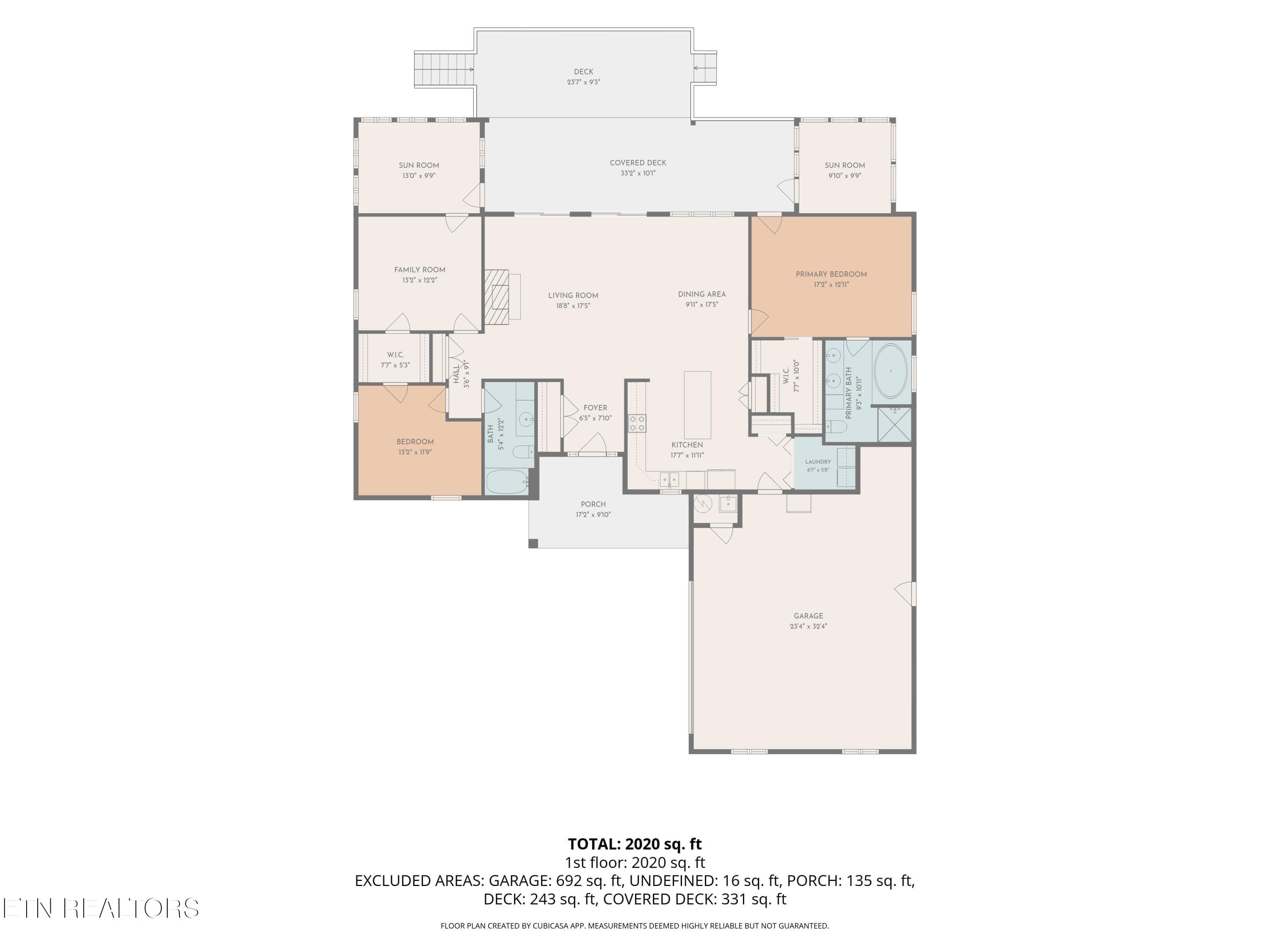 119 Forest Hill Drive floor plan - 119 Forest Hill Drive, Crossville, TN 38558