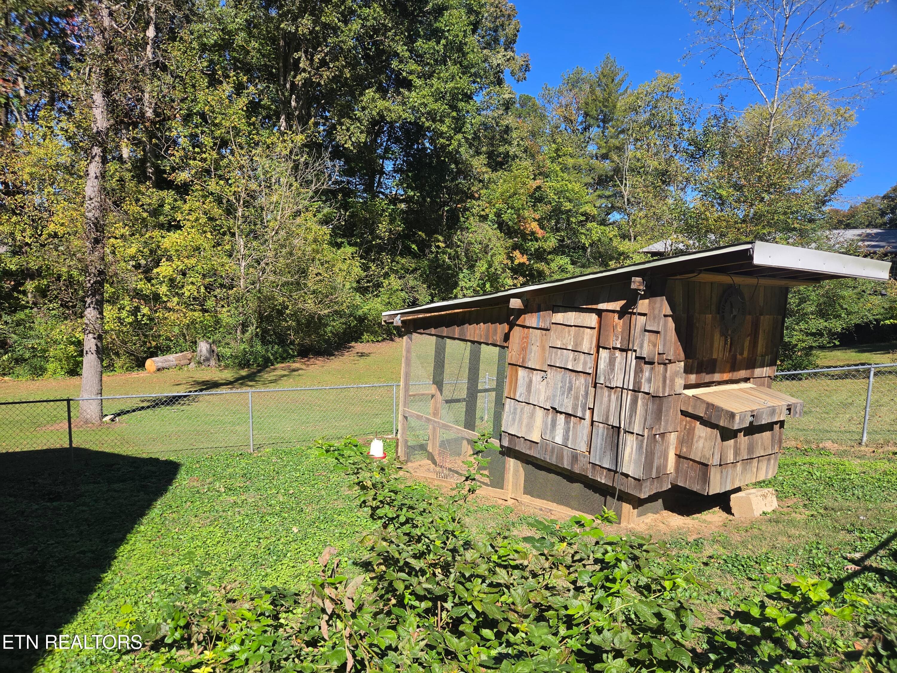 Fenced coop with chickens included! - 131 Cumberland View Drive, Oak Ridge, TN 37830