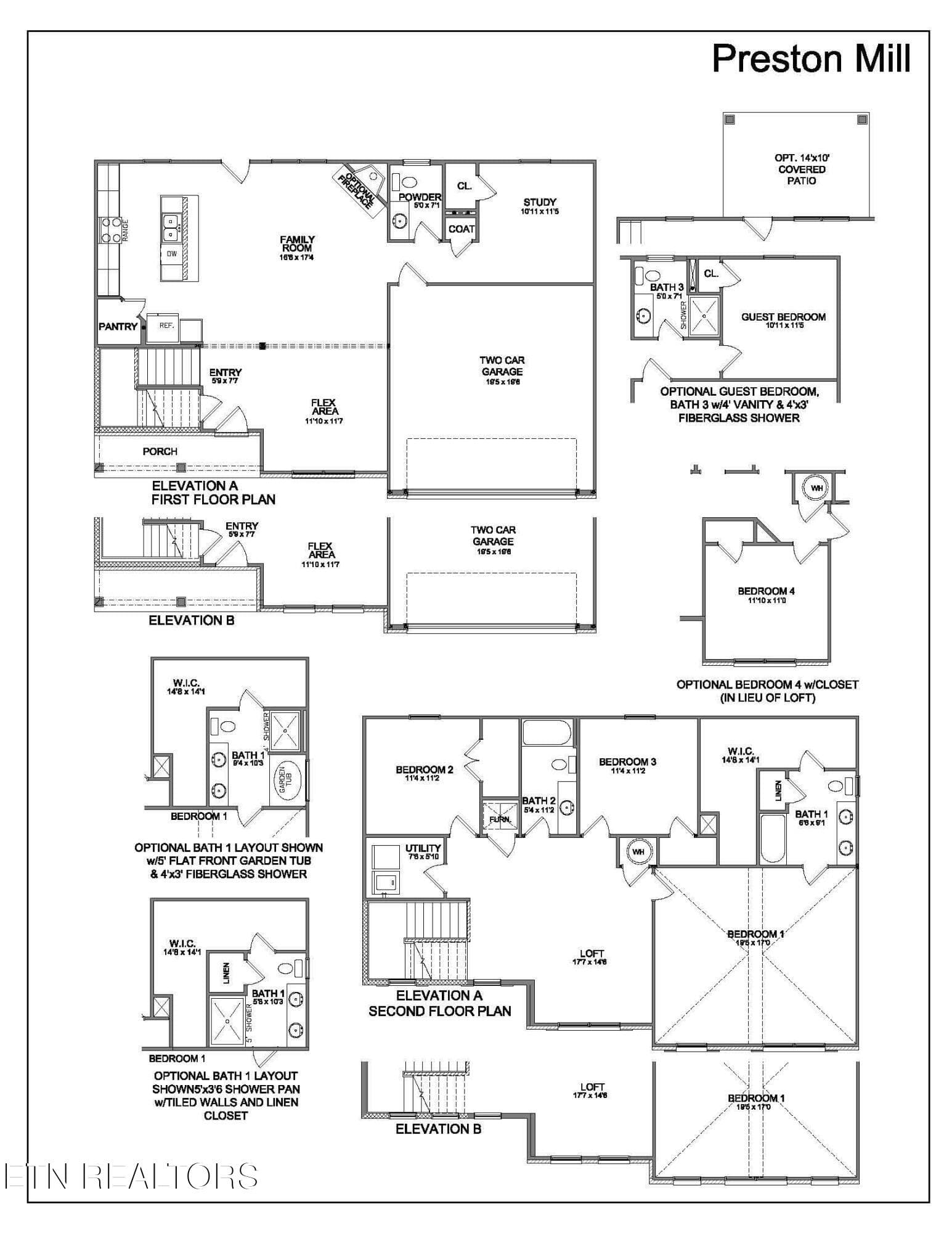 Preston Mill Floorplan - 12334 Sweet Maple Lane, Knoxville, TN 37932